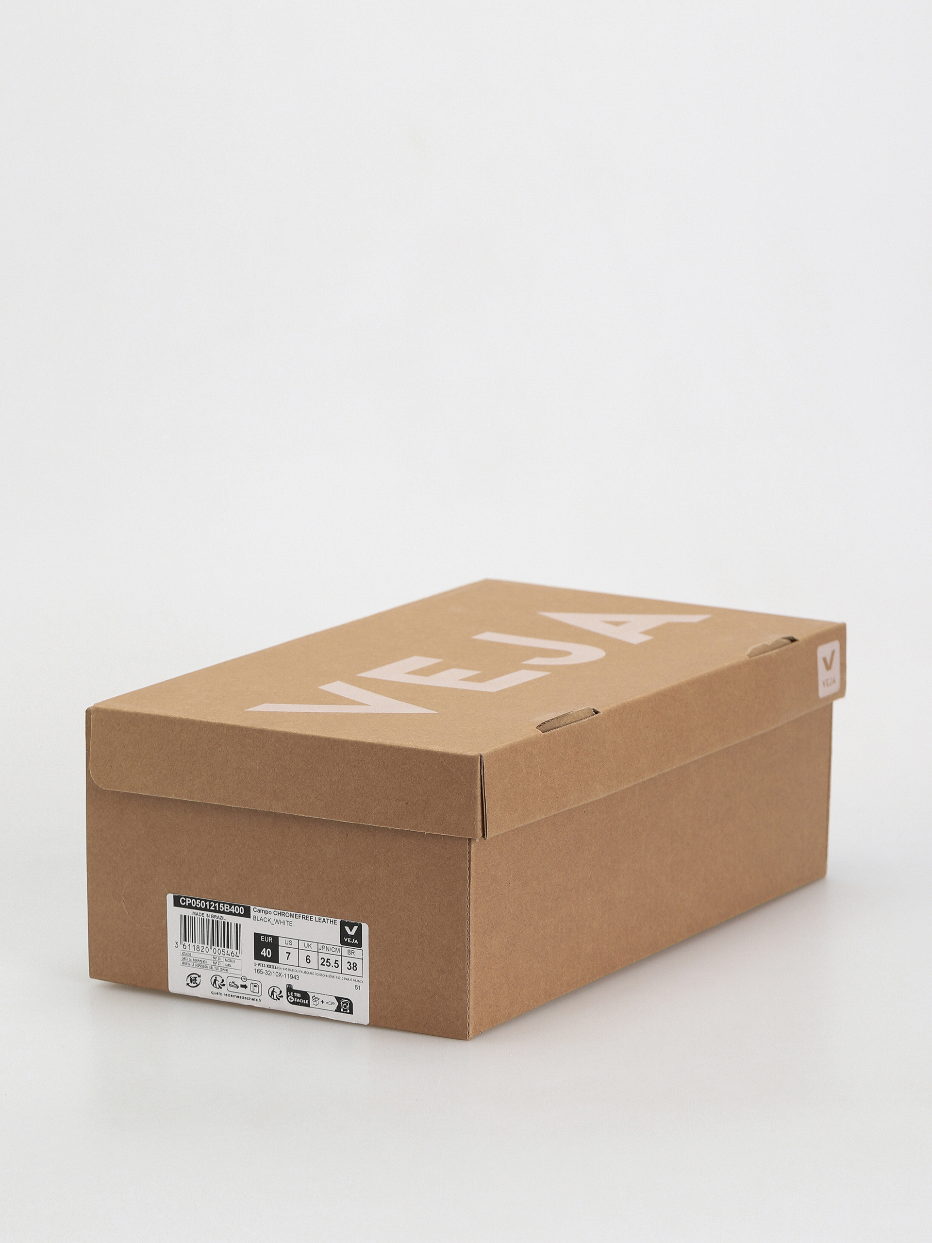 Pantofi Veja Campo (black white)