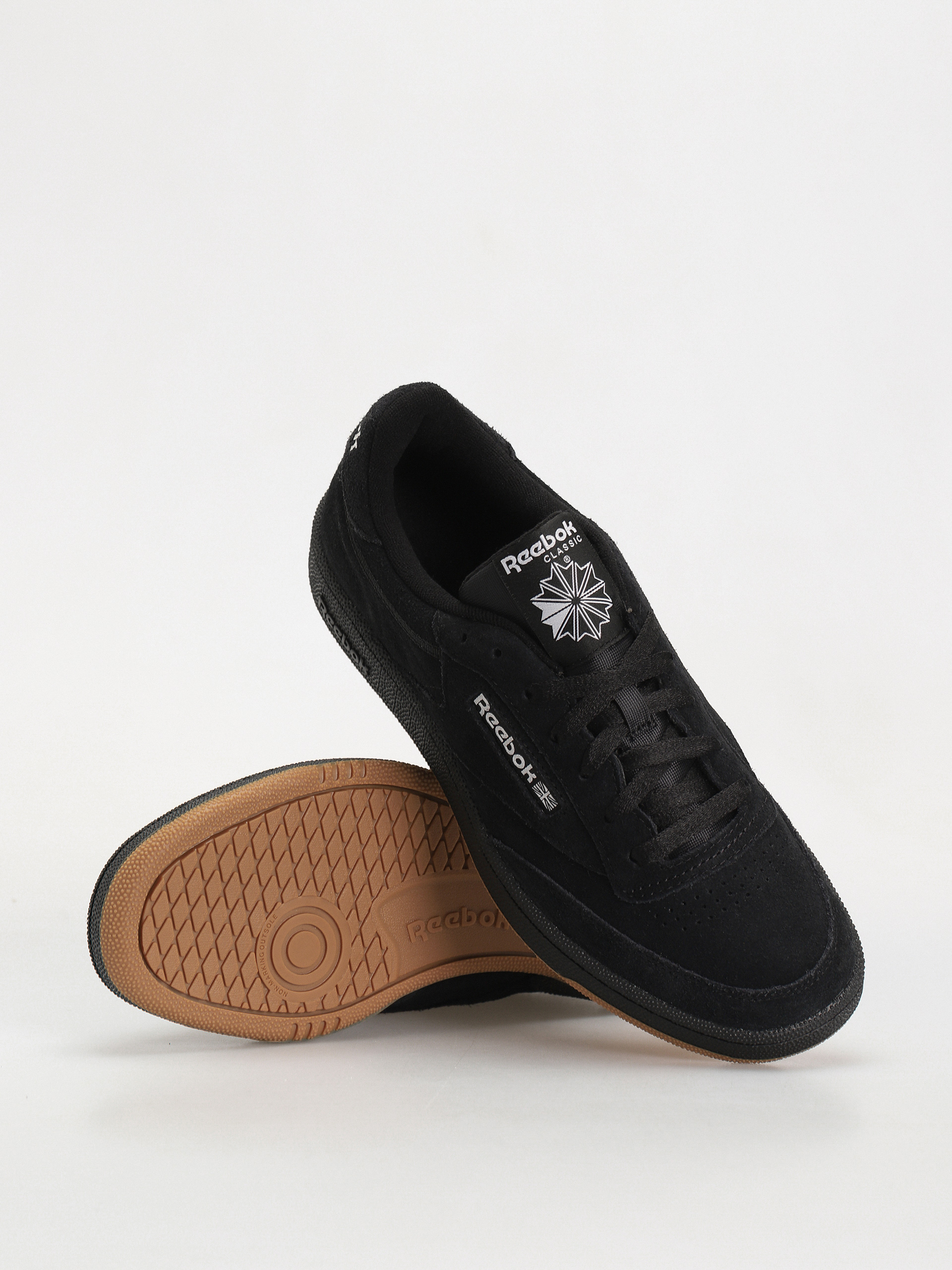 Pantofi Reebok Club C 85 (cblack/ftwwht/rbkle3)