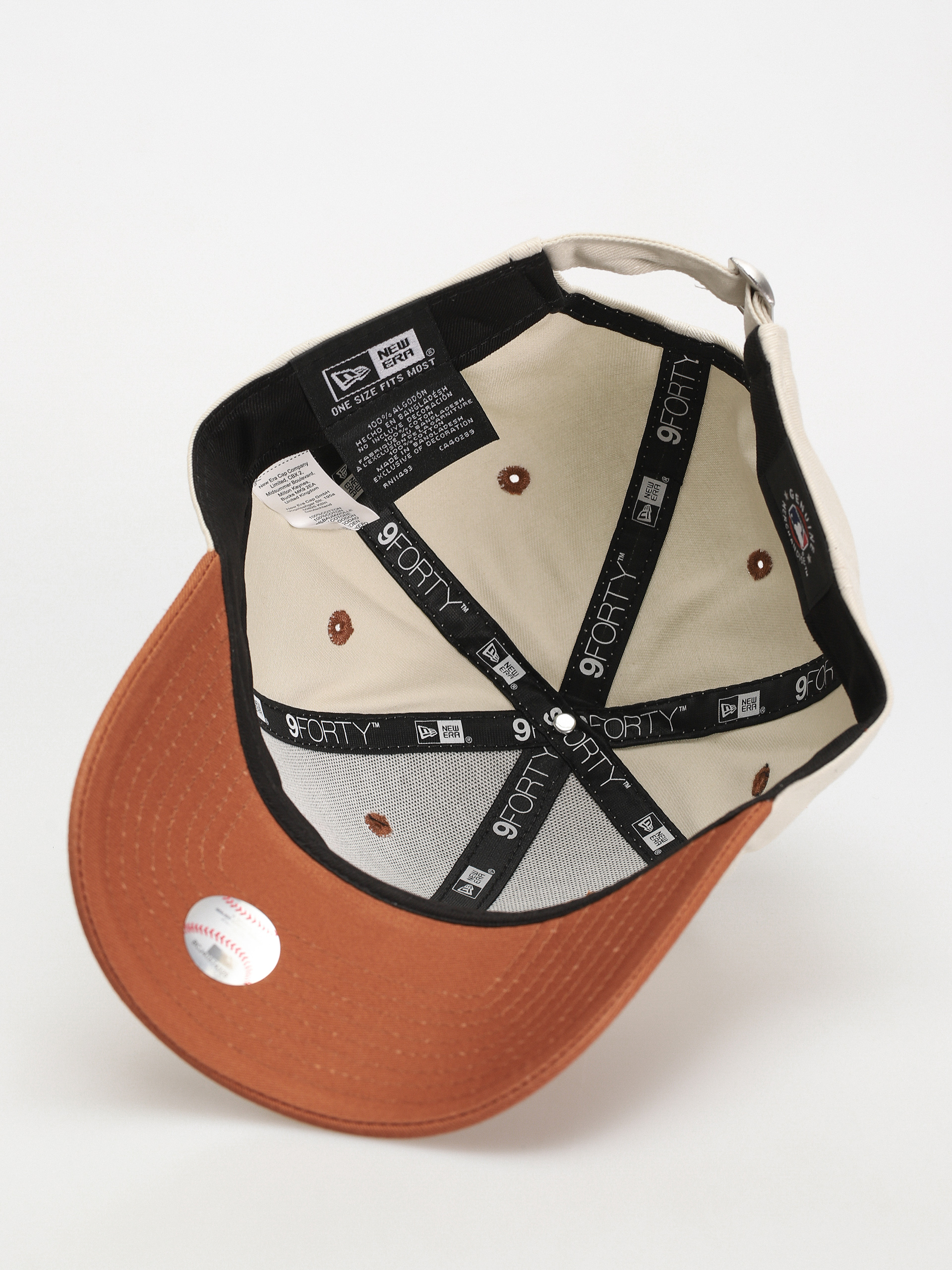 Șapcă New Era White Crown 9Forty Los Angeles Dodgers (ivory)