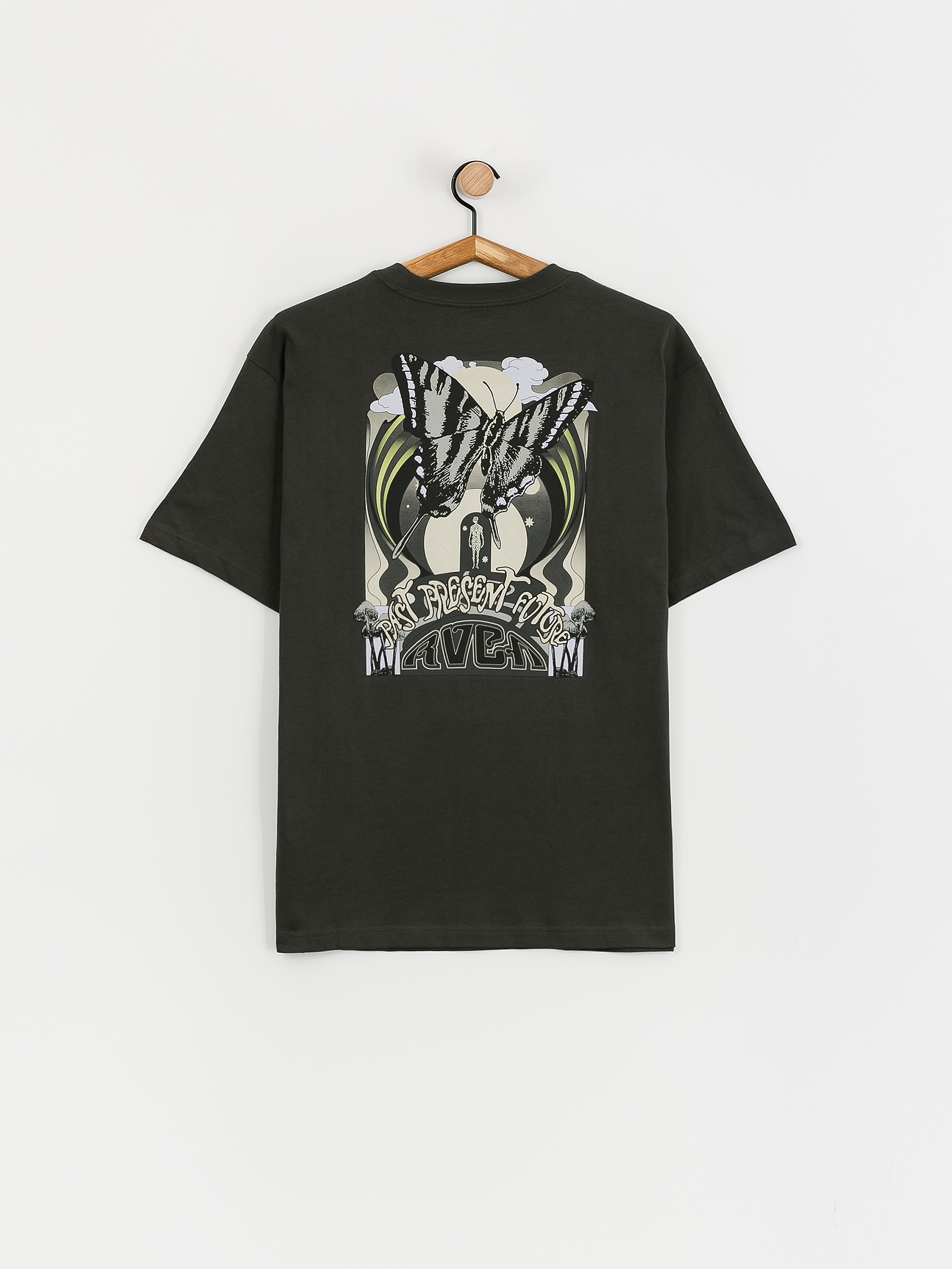 Tricou RVCA Fly High (pirate black)