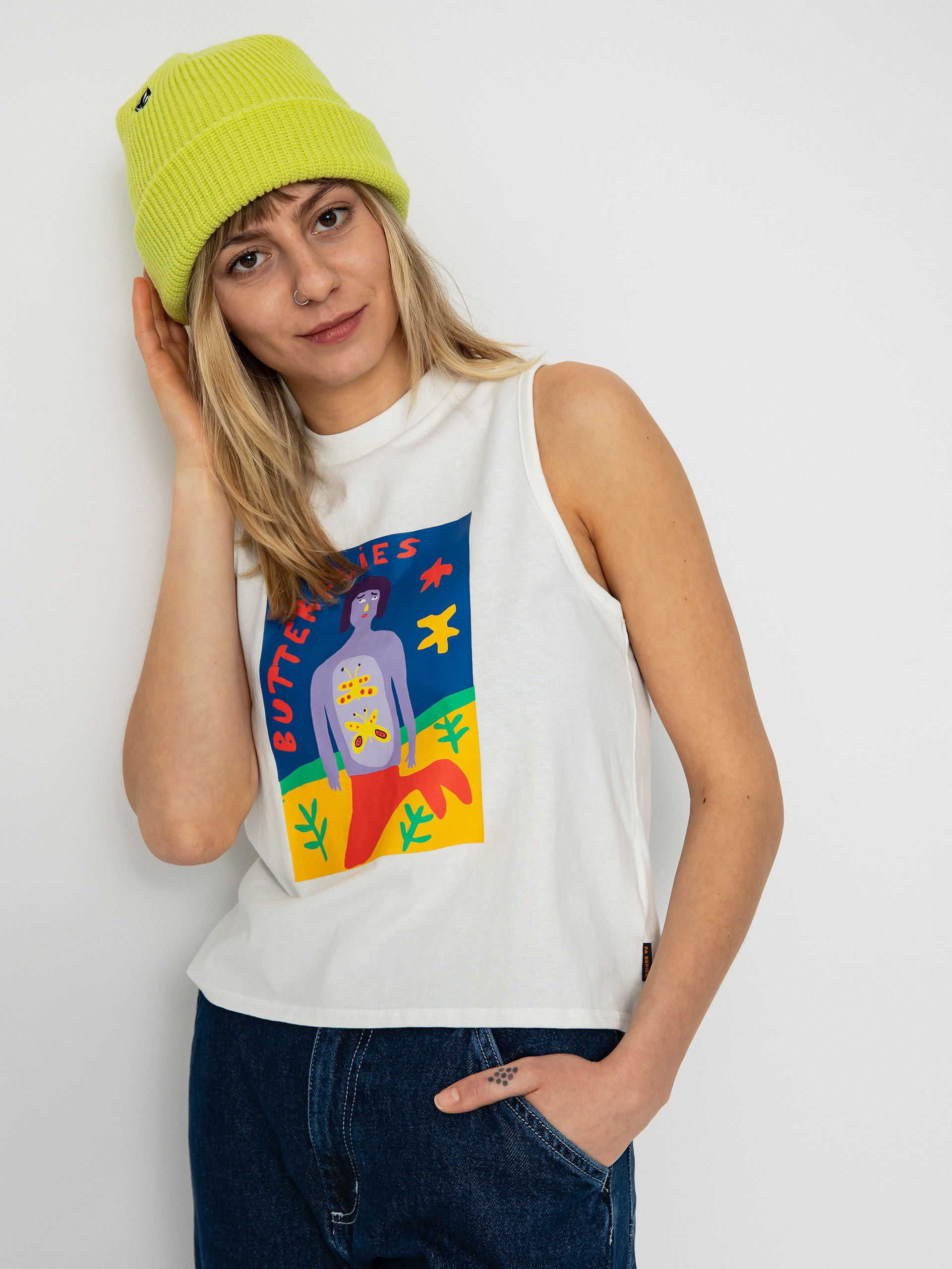 Tricou Volcom Fa Arthur Longo Wmn (star white)