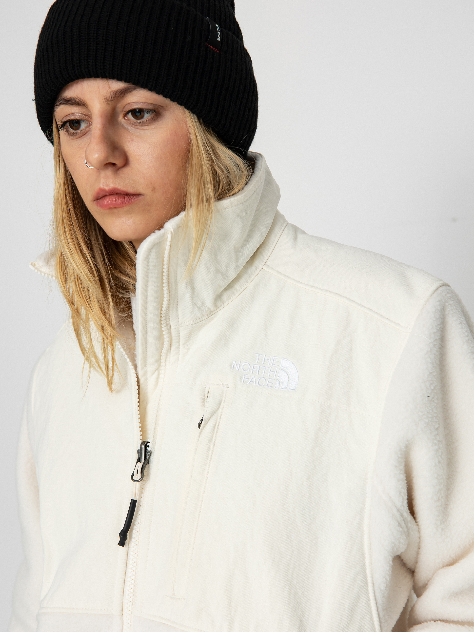 Geacă The North Face Ripstop Denali Wmn (white dune)