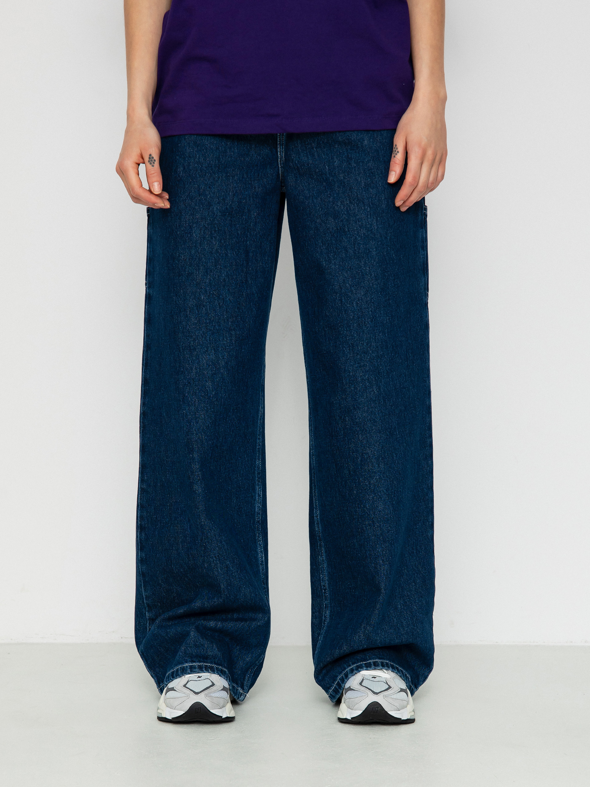 Pantaloni Carhartt WIP Jens Wmn (blue)