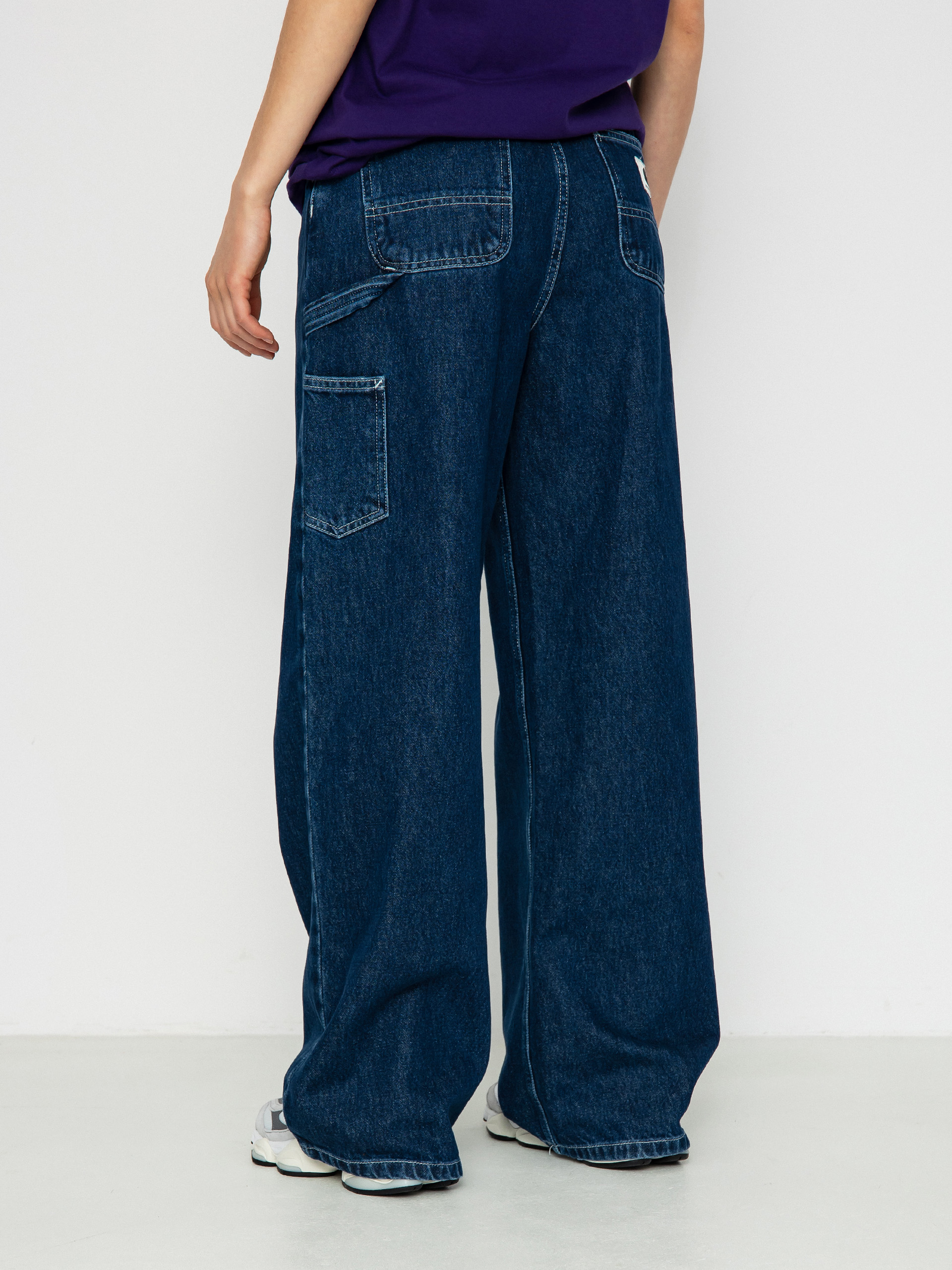 Pantaloni Carhartt WIP Jens Wmn (blue)