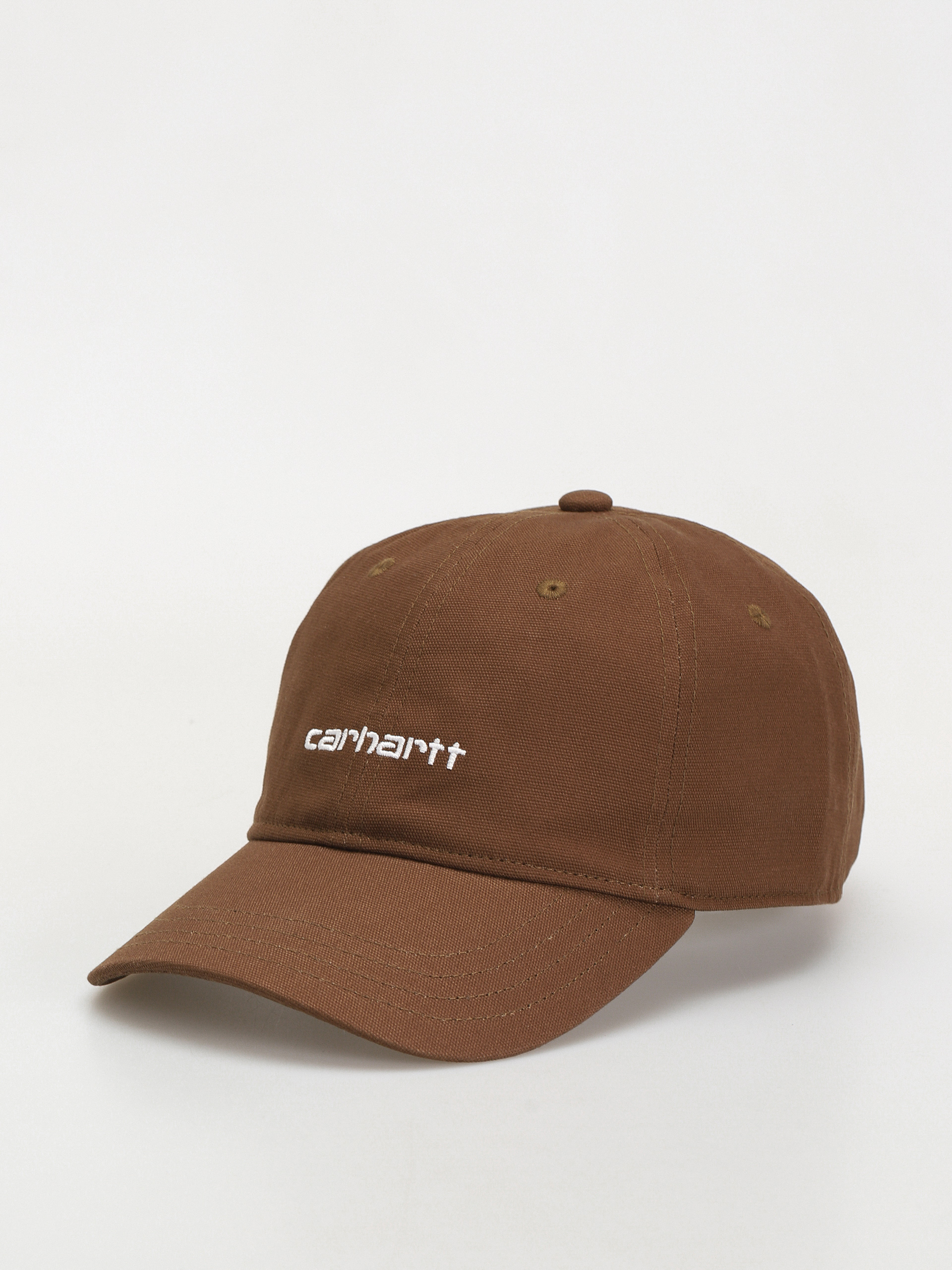 Șapcă Carhartt WIP Canvas Script (lumber/white)