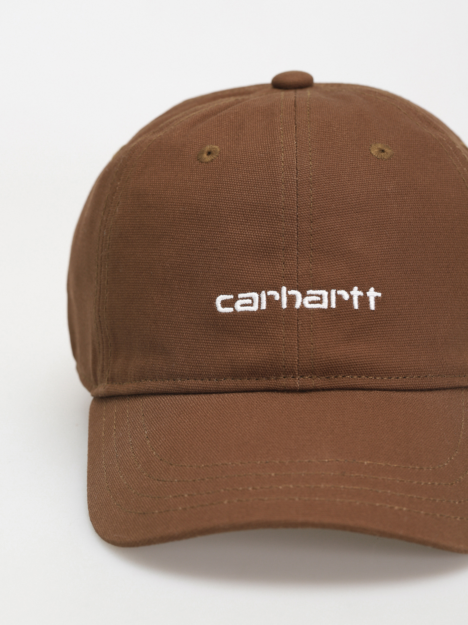 Șapcă Carhartt WIP Canvas Script (lumber/white)
