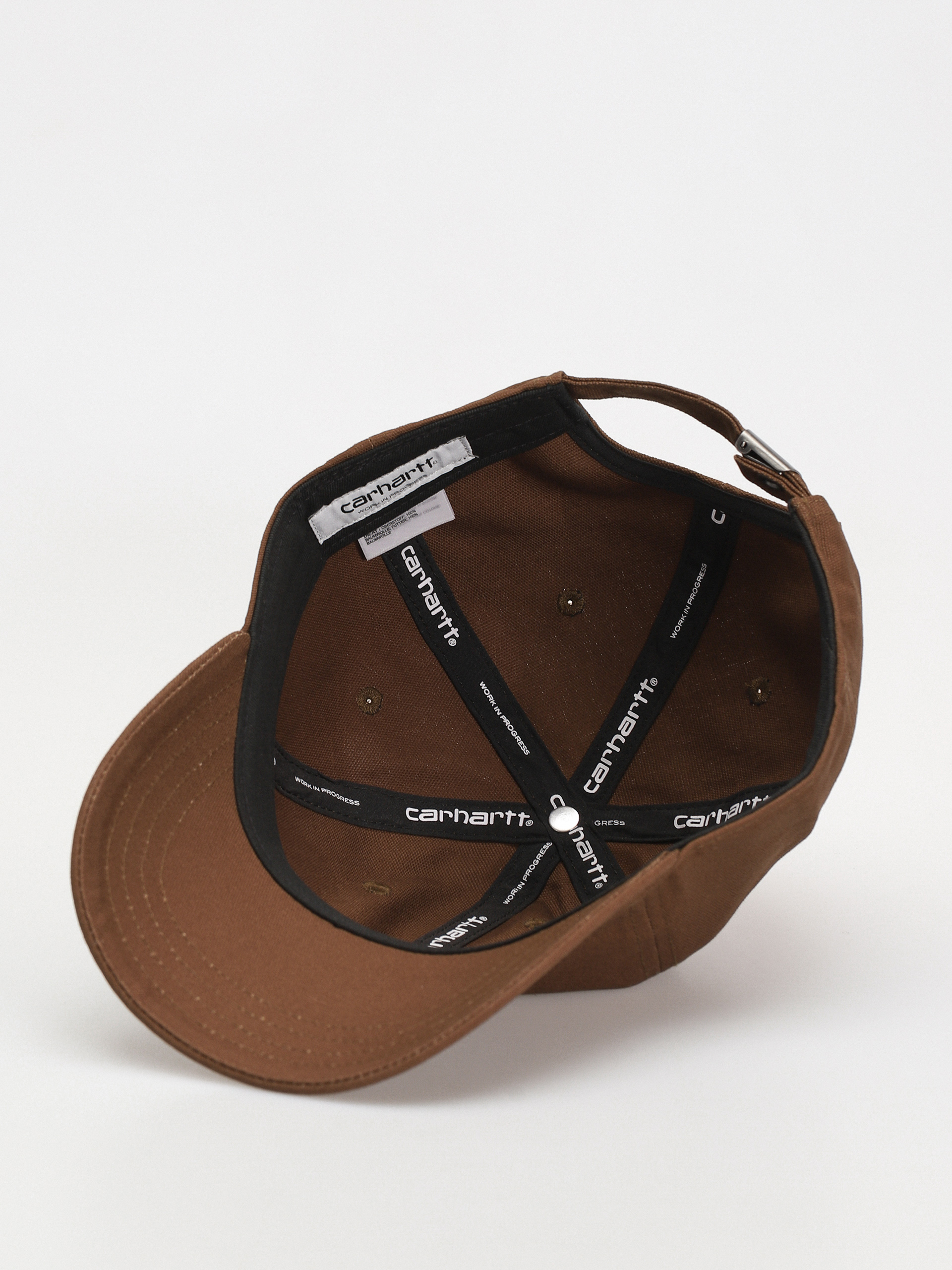 Șapcă Carhartt WIP Canvas Script (lumber/white)