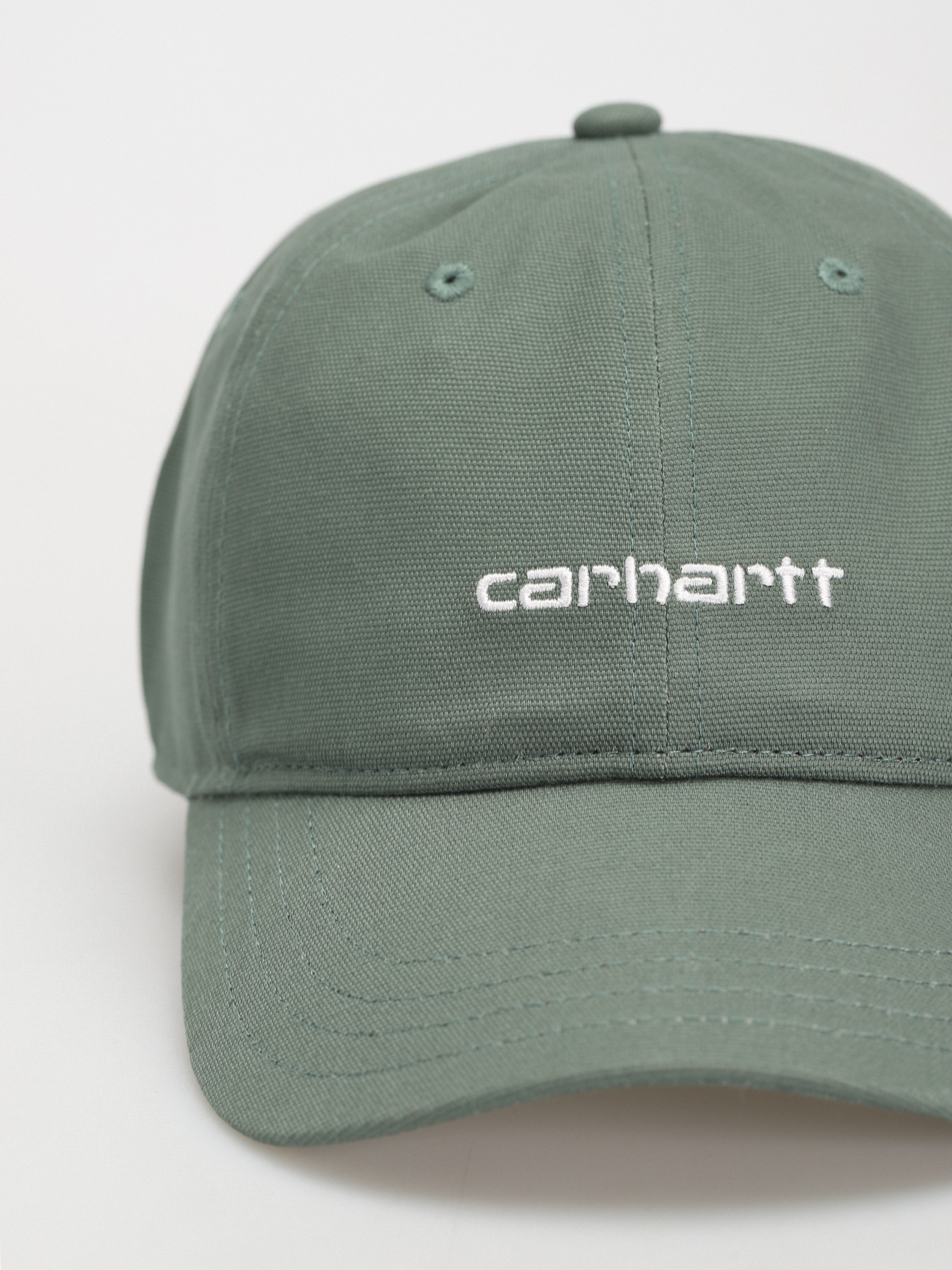 Șapcă Carhartt WIP Canvas Script (park/white)