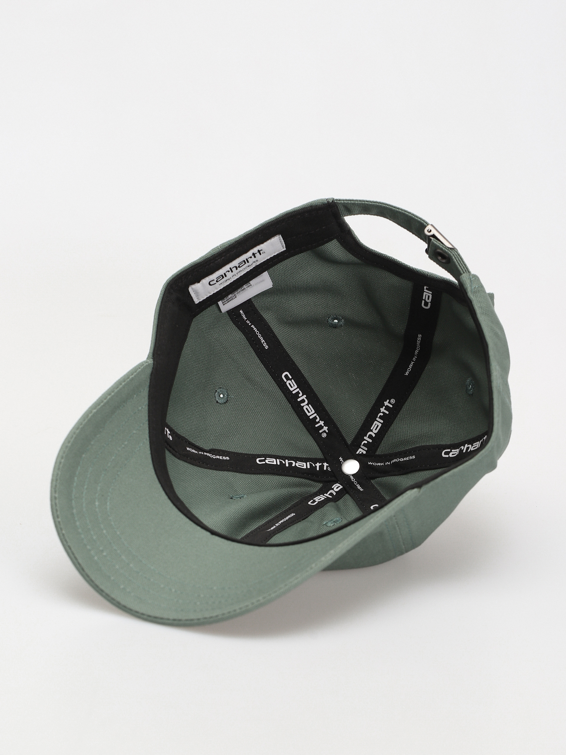 Șapcă Carhartt WIP Canvas Script (park/white)