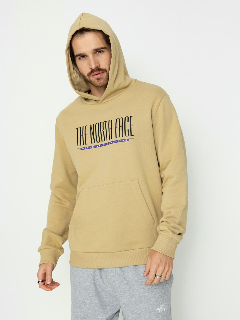 Hanorac cu glugă The North Face Tnf Est 1966 HD (khaki stone)