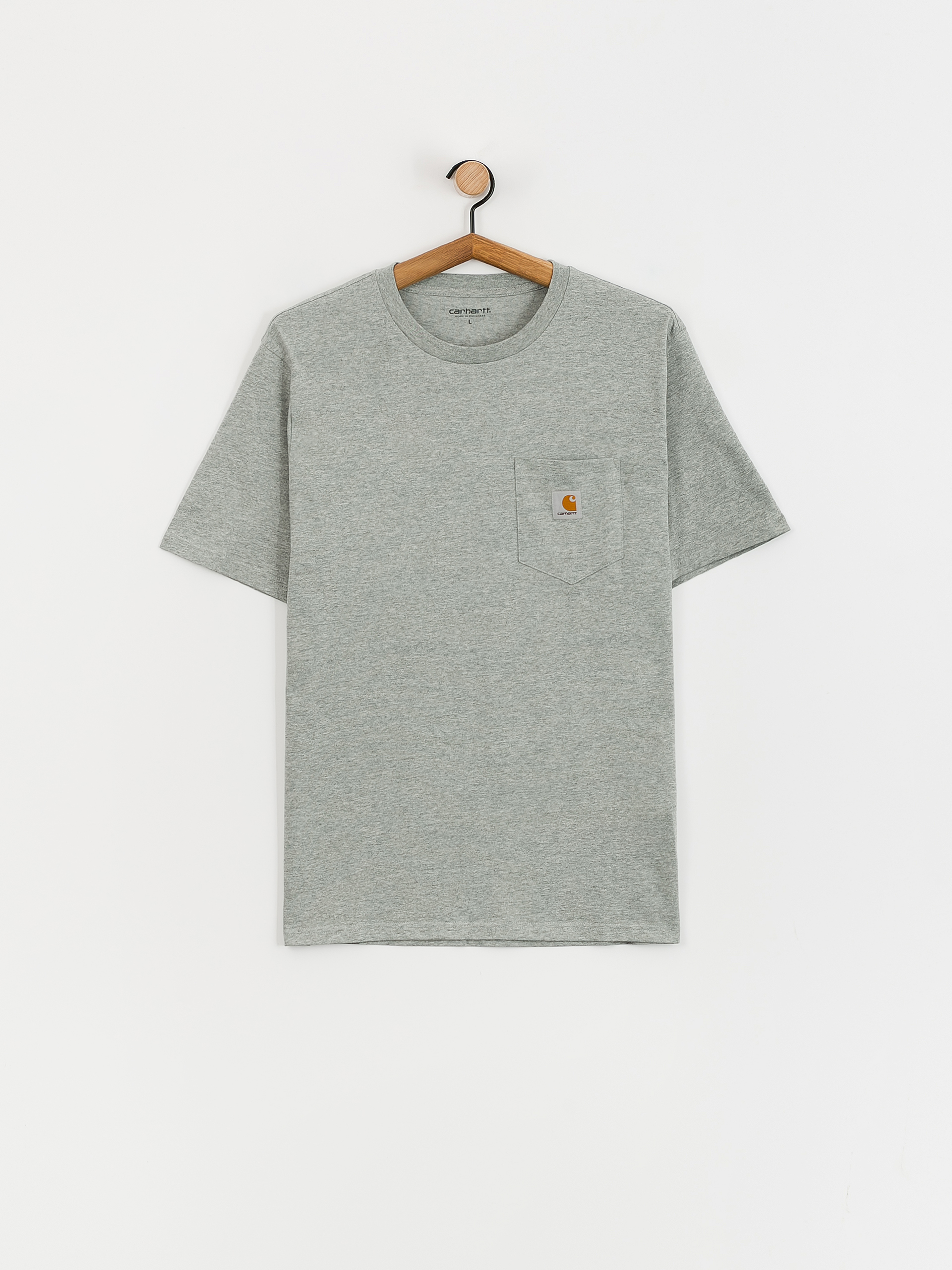 Tricou Carhartt WIP Pocket (grey heather)