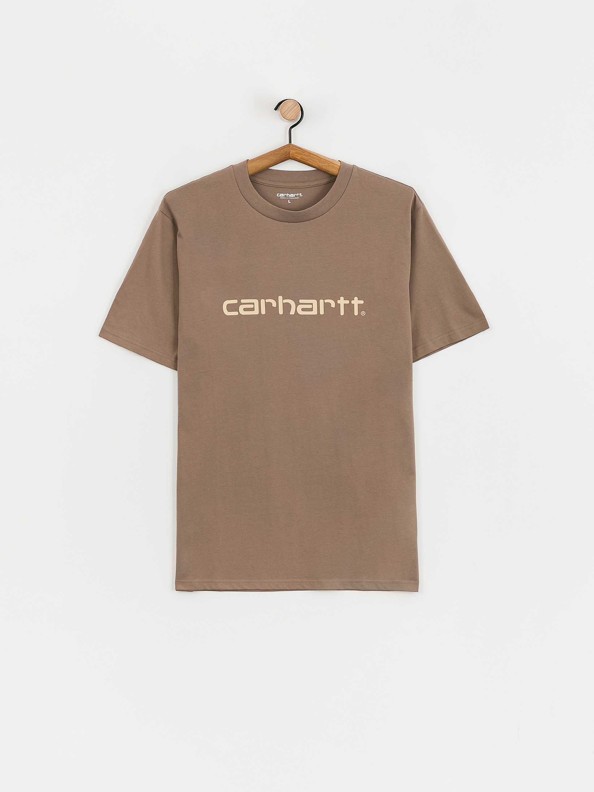 Tricou Carhartt WIP Script (branch/rattan)