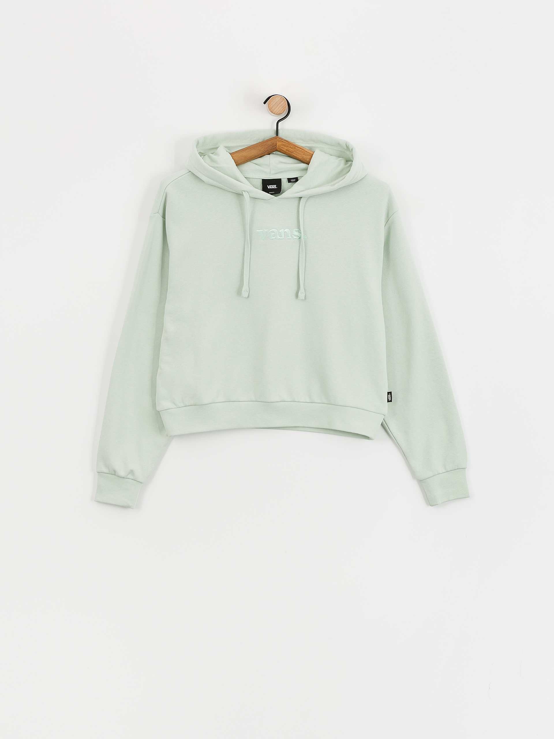 Hanorac cu glugă Vans W Essential Ft Rlx HD Wmn (pale aqua)