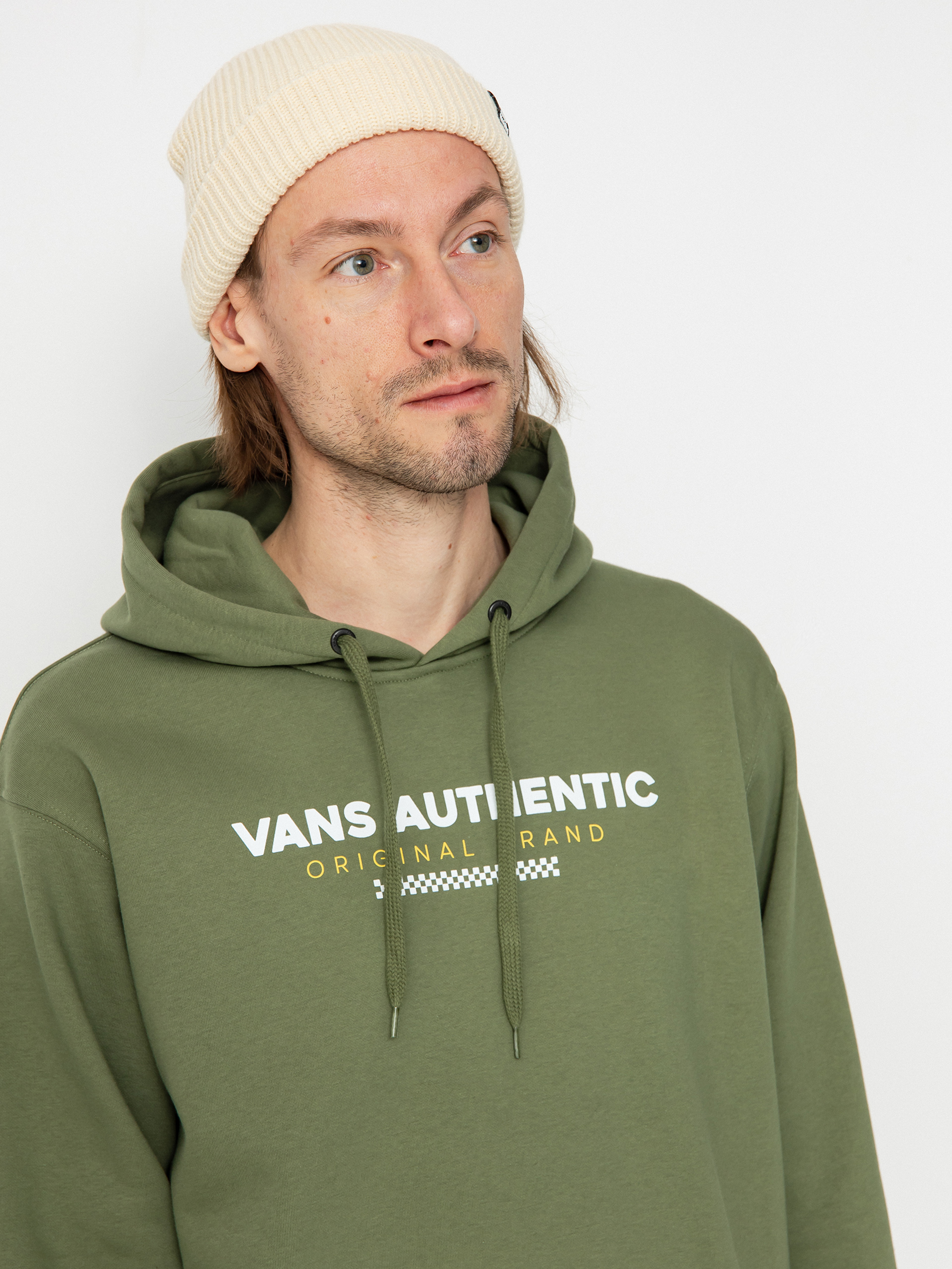 Hanorac cu glugă Vans Vans Sport Loose Fit Fleece HD (olivine)