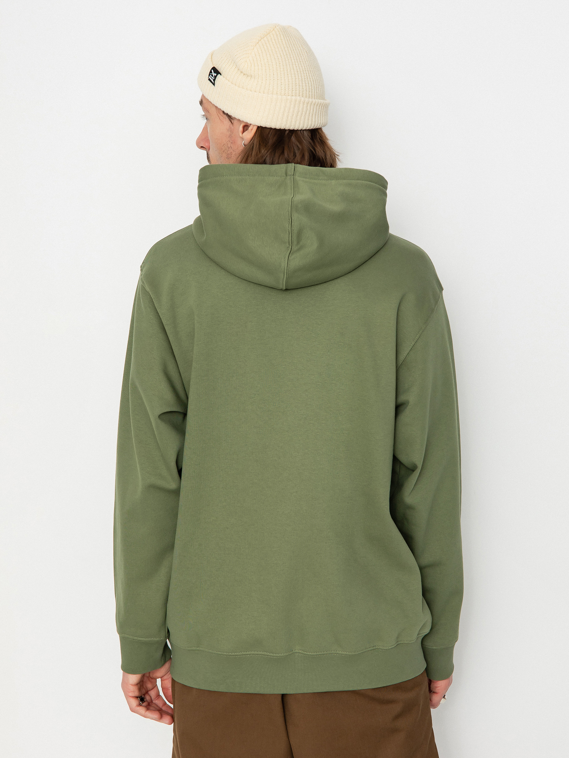 Hanorac cu glugă Vans Vans Sport Loose Fit Fleece HD (olivine)