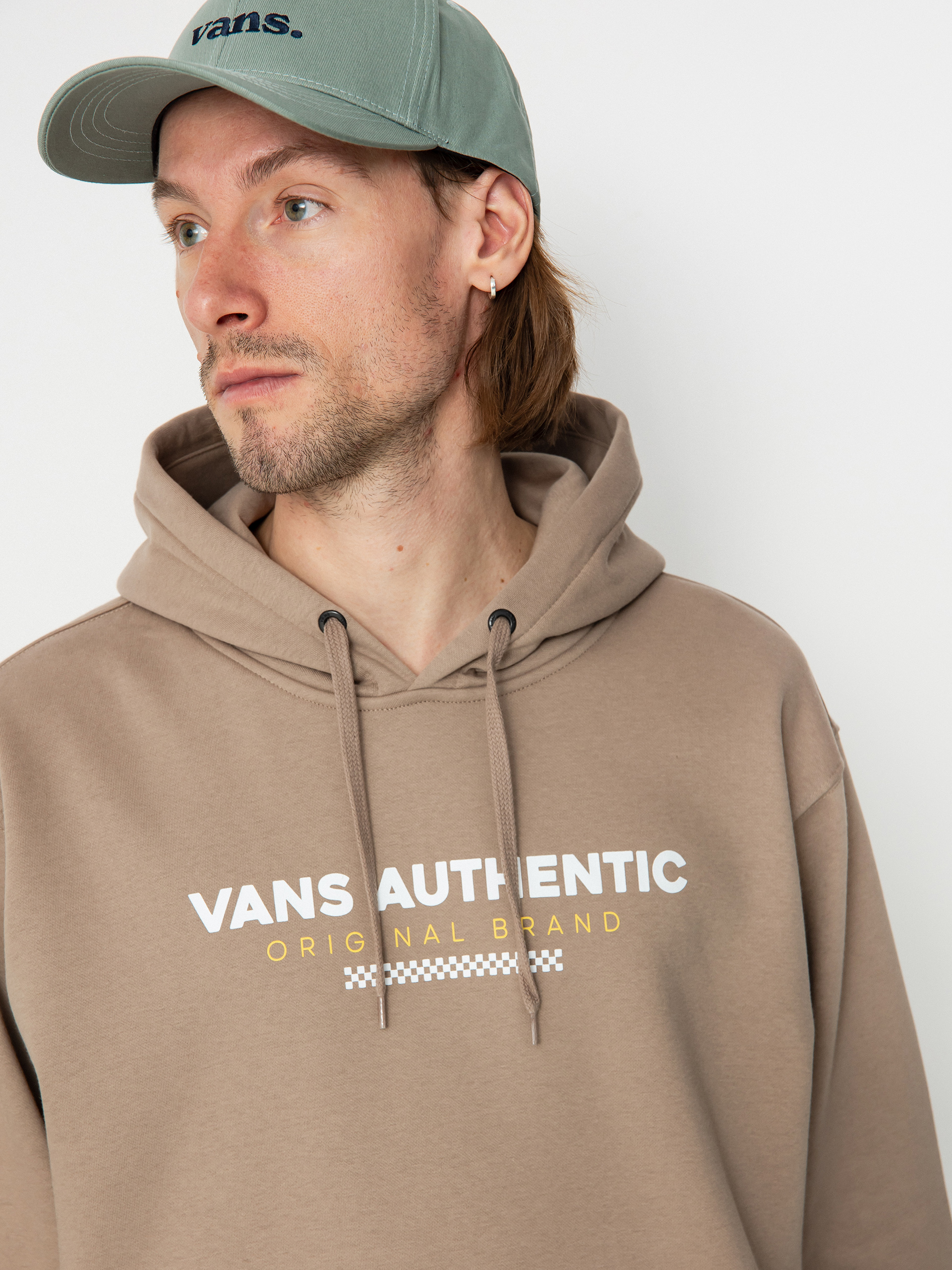 Hanorac cu glugă Vans Vans Sport Loose Fit Fleece HD (desert taupe)