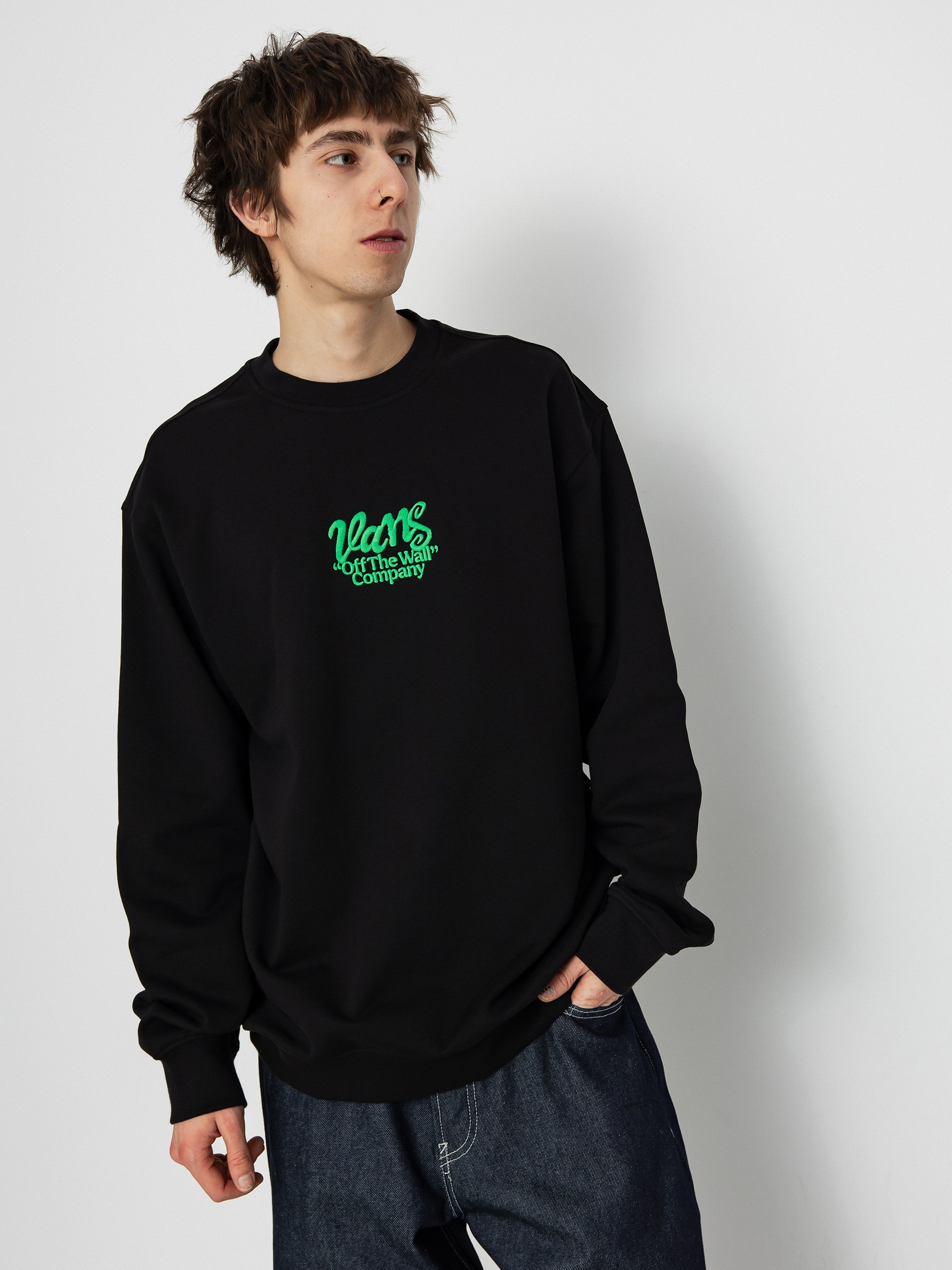 Hanorac Vans Spray Type Loose Crew (black)