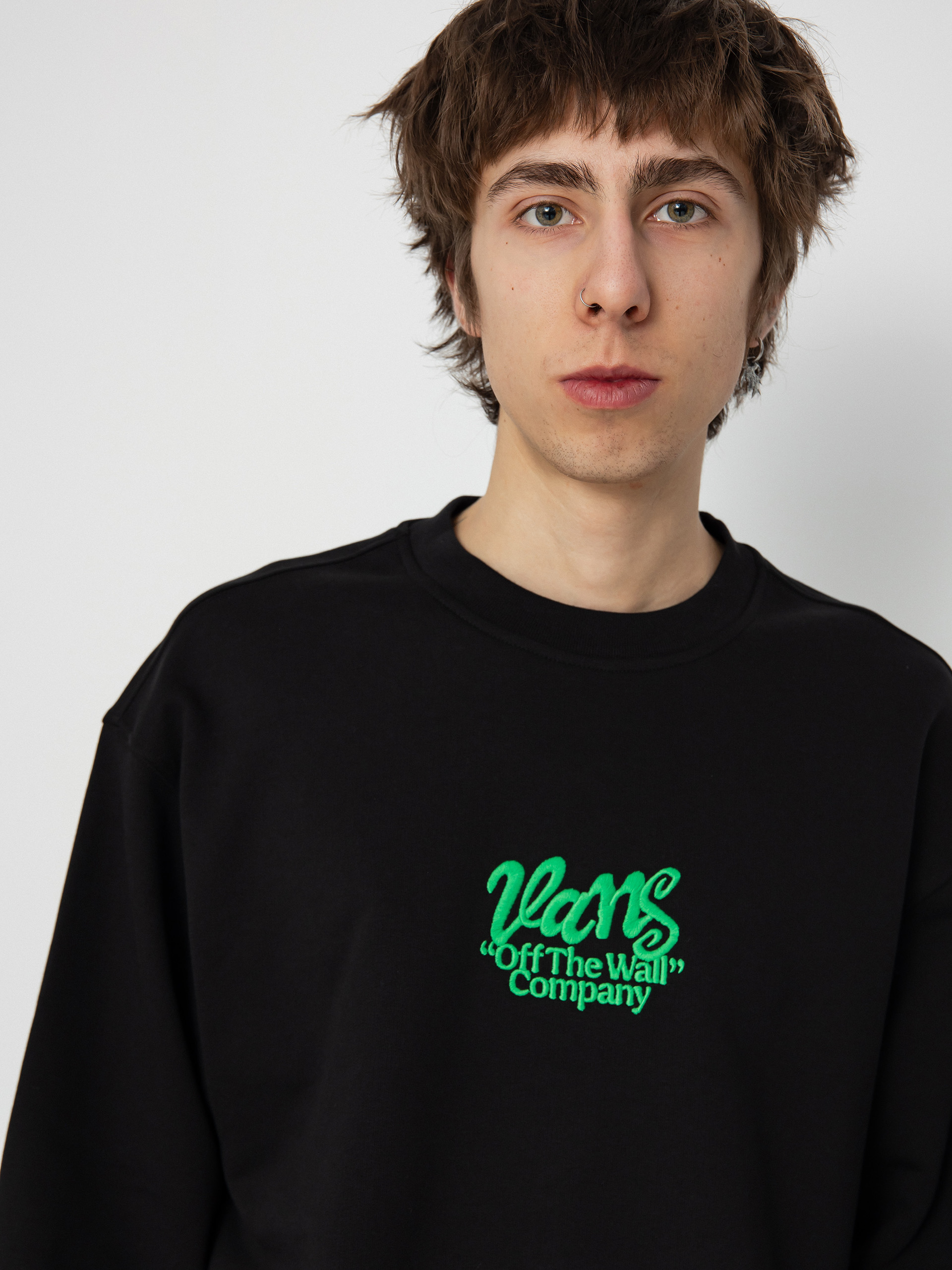 Hanorac Vans Spray Type Loose Crew (black)