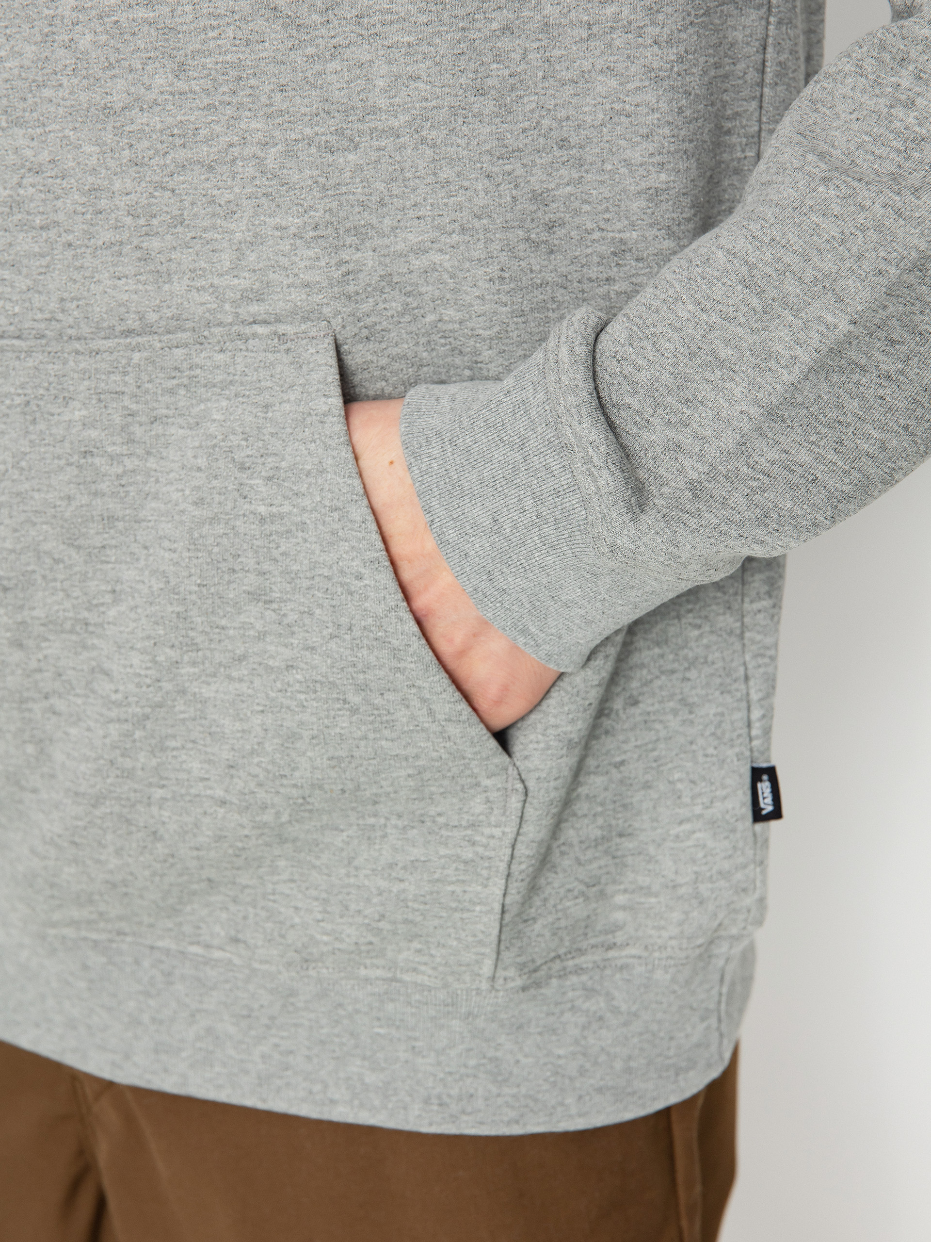 Hanorac cu glugă Vans Vans Arched HD (cement heather)