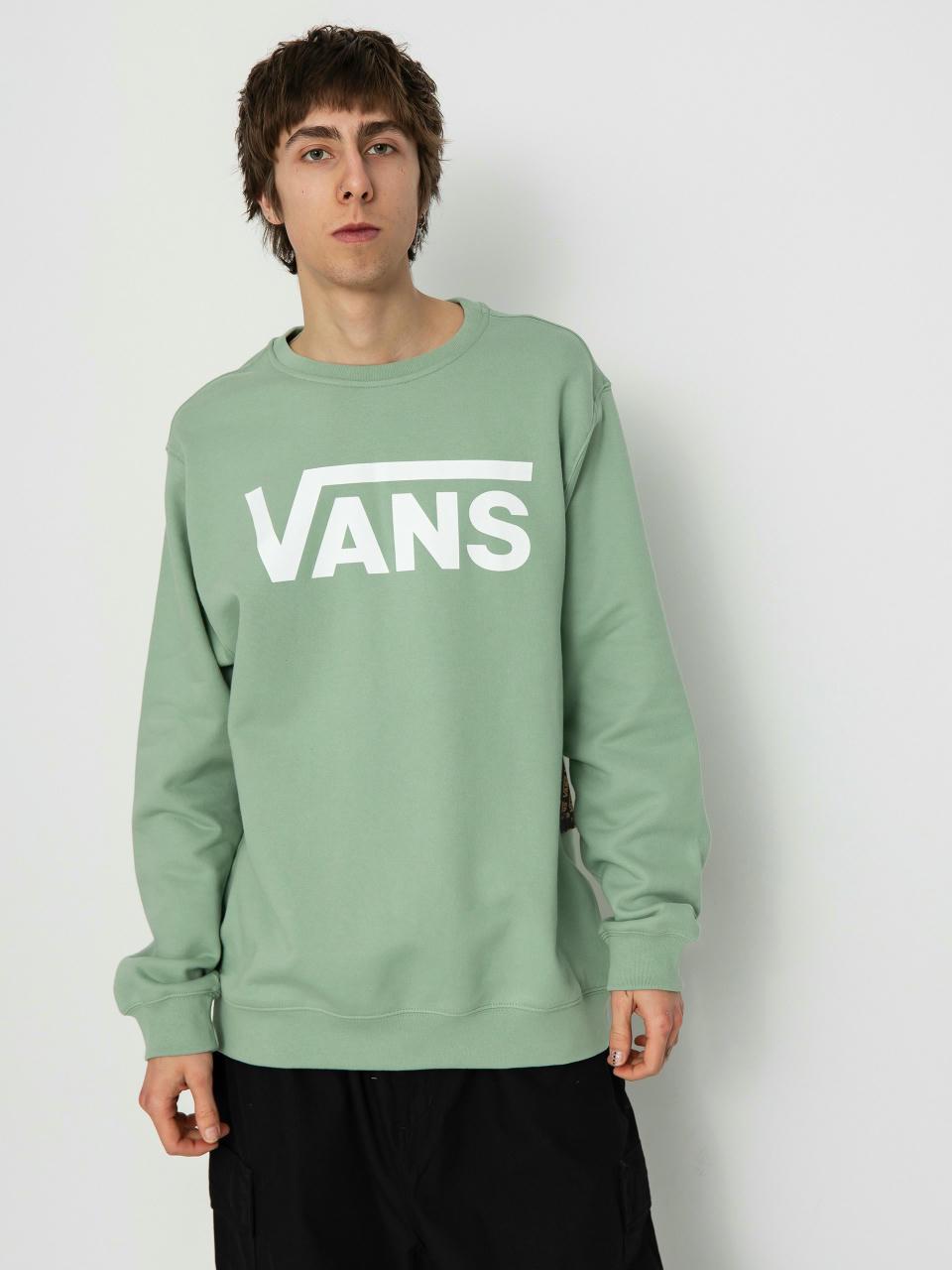 Hanorac Vans Classic Crew II (iceberg green)