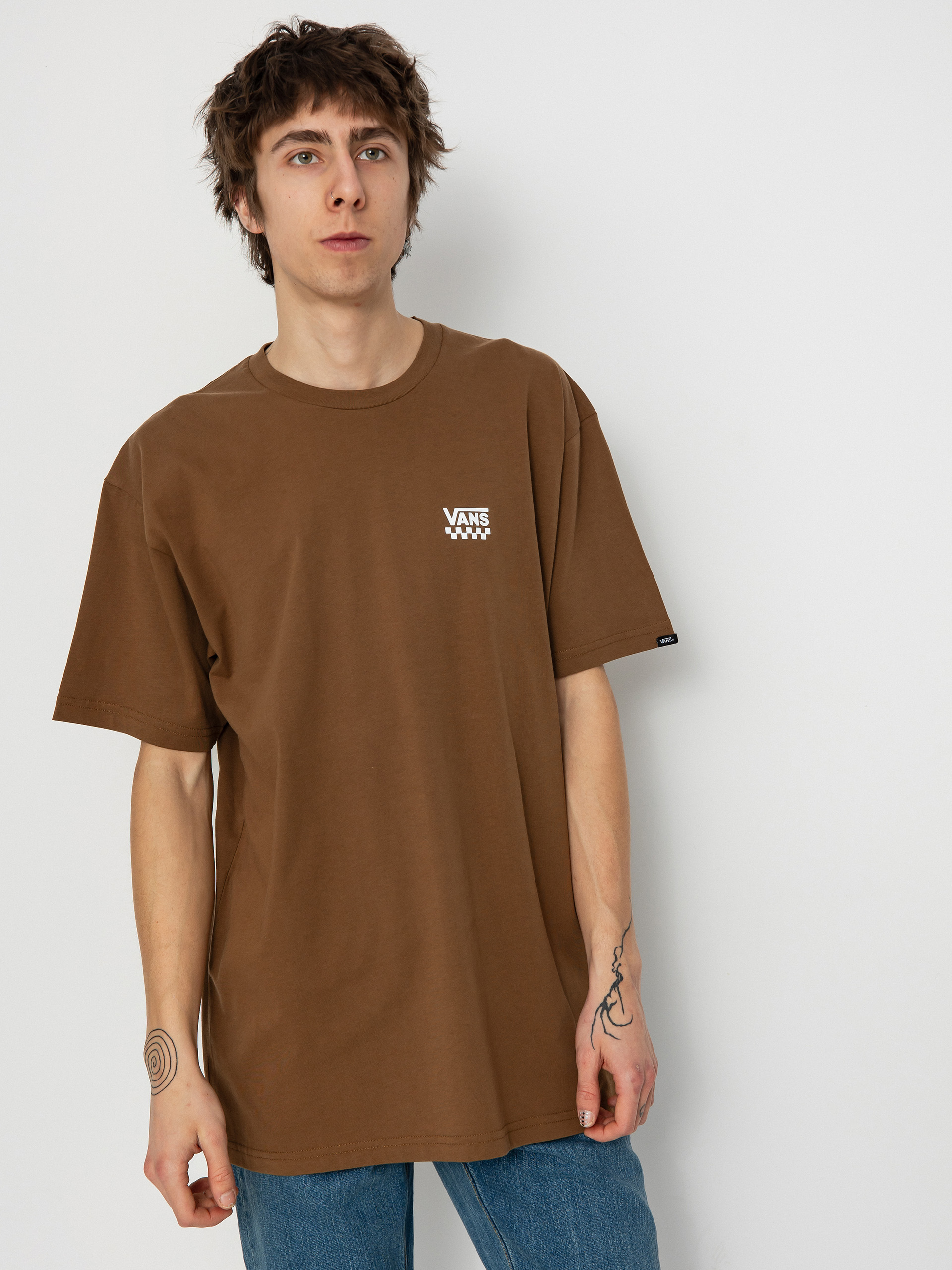 Tricou Vans Left Chest Logo II (coffee liqueur)