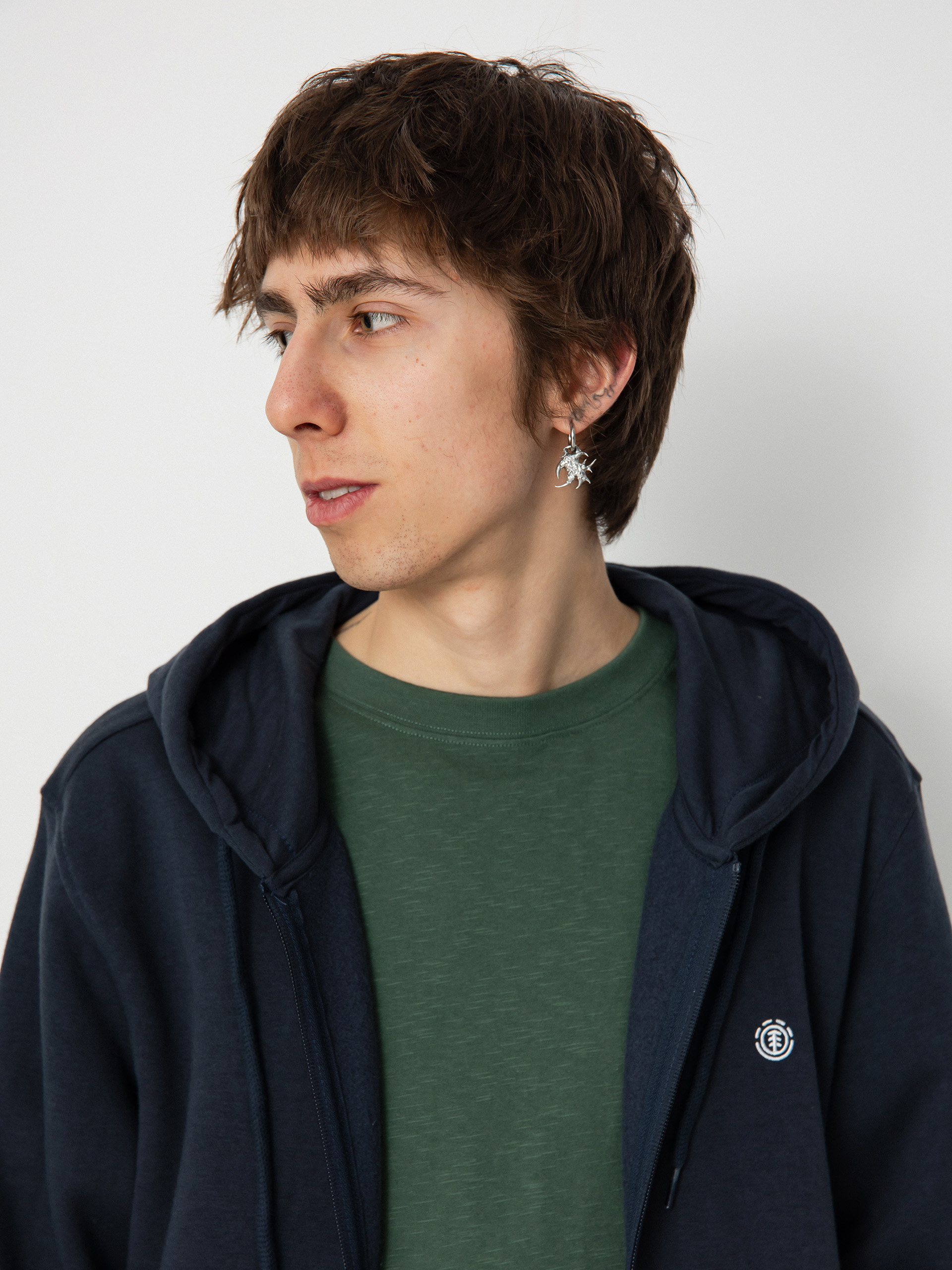 Hanorac cu glugă Element Cornell Classic ZHD (eclipse navy)