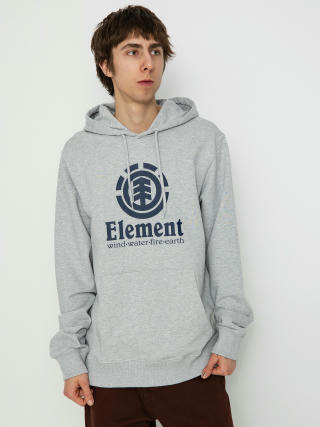 Hanorac cu glugă Element Vertical HD (mid grey heather)