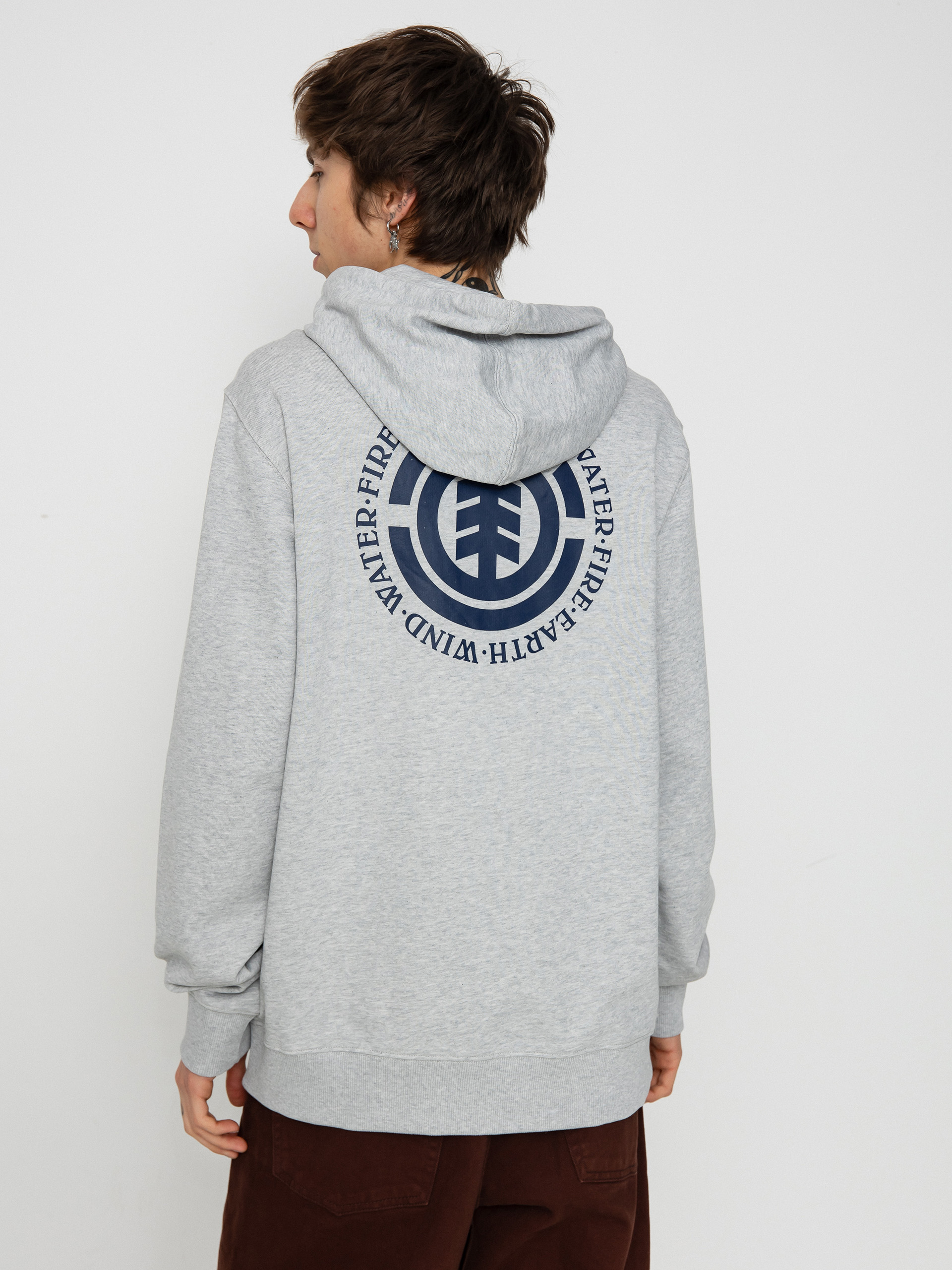 Hanorac cu glugă Element Seal Bp HD (mid grey heather)