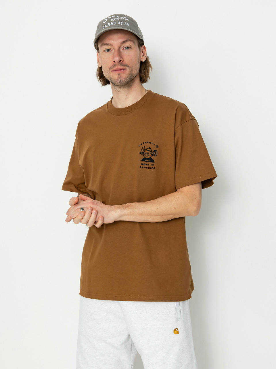 Tricou Carhartt WIP Icons (hamilton brown/black)