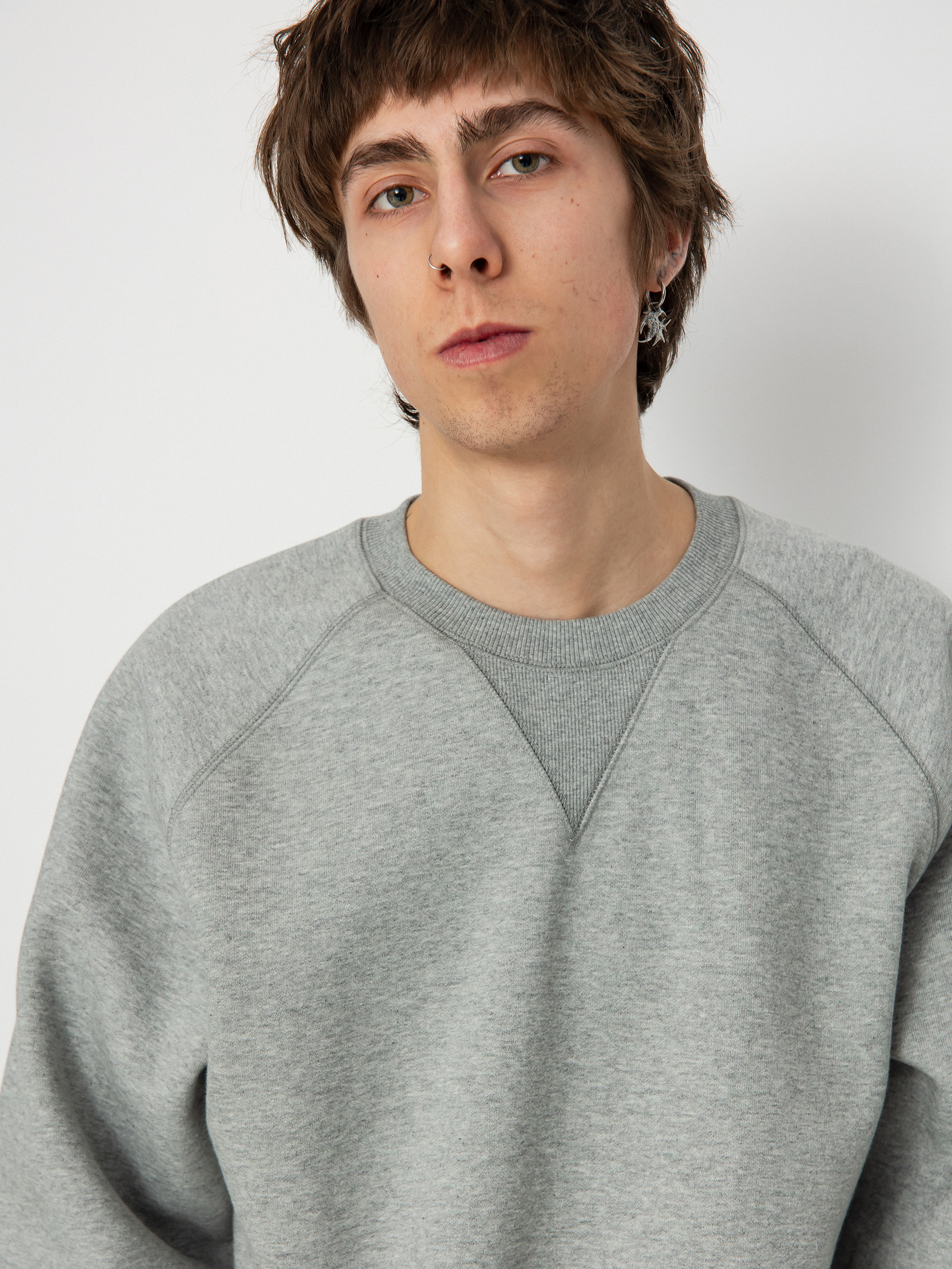 Hanorac Carhartt WIP Chase (grey heather/gold)