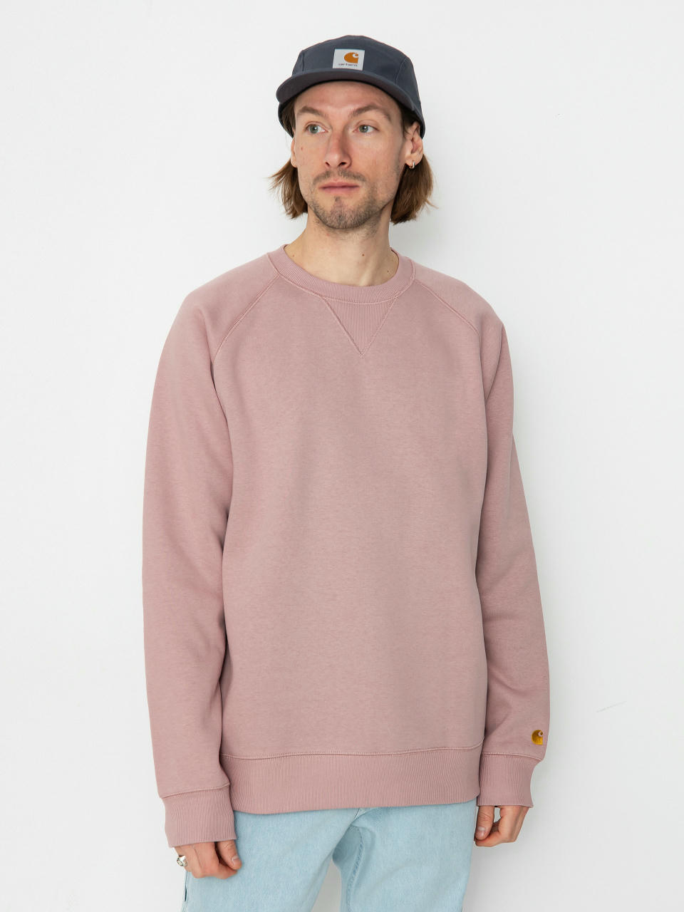 Hanorac Carhartt WIP Chase (glassy pink/gold)