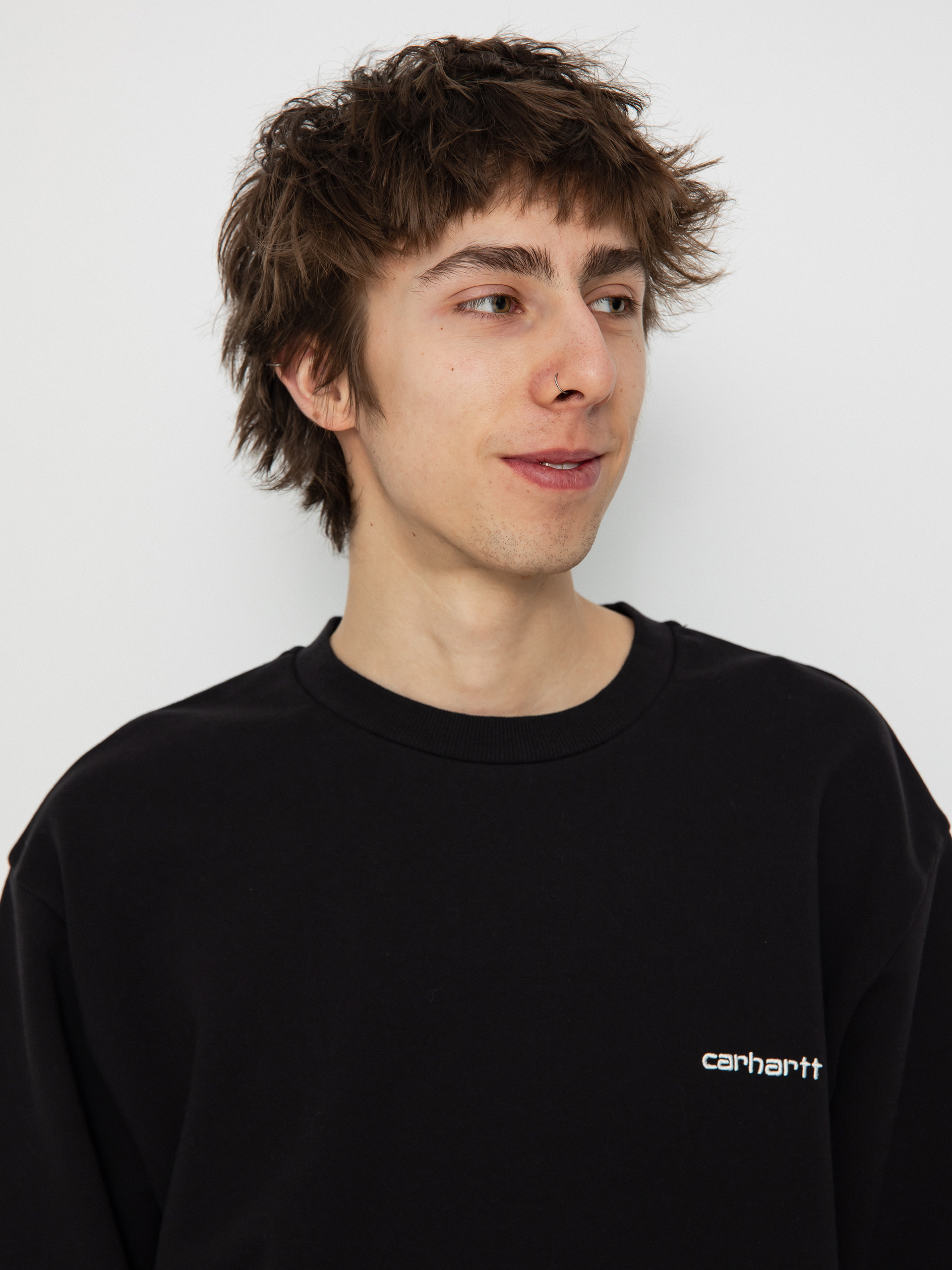 Hanorac Carhartt WIP Script Embroidery (black/white)