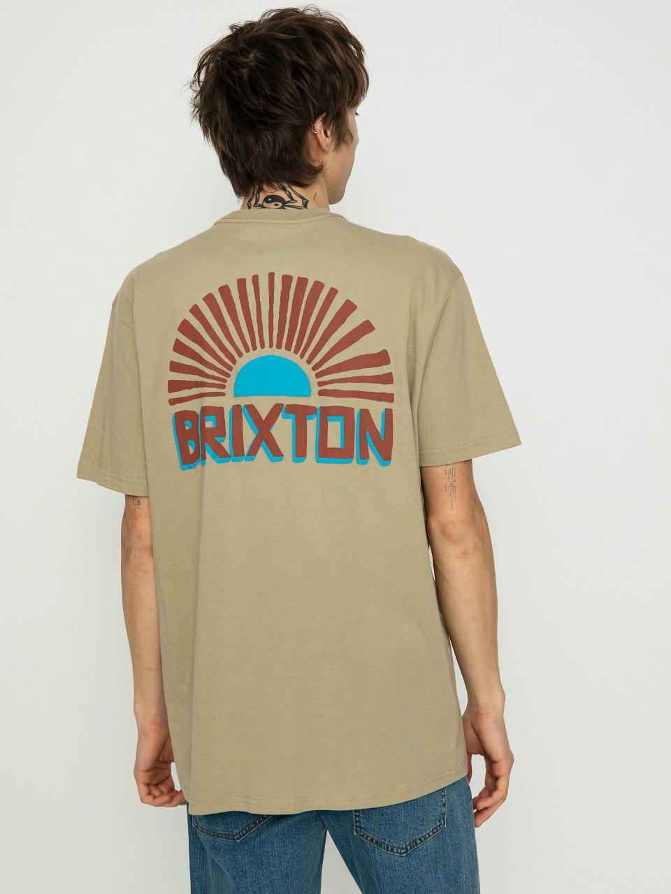 Tricou Brixton Fairview Tlrt (oatmeal)