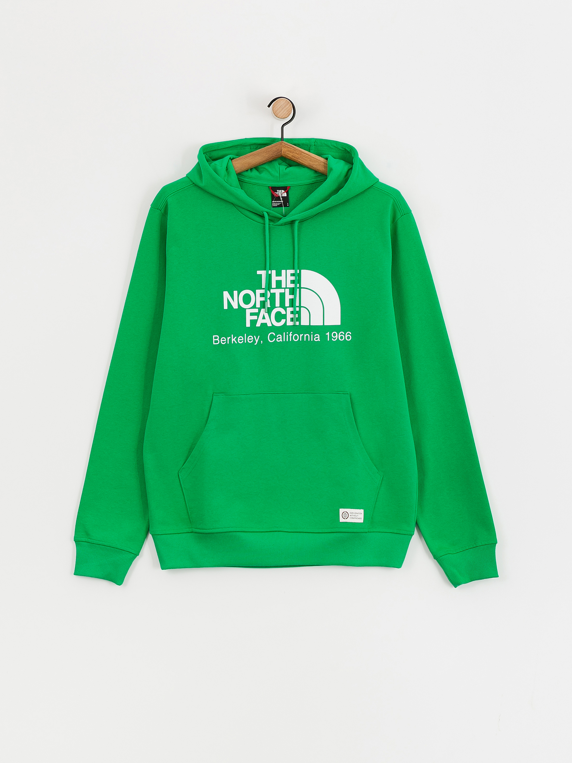 Hanorac cu glugă The North Face Berkeley California HD (optic emerald)