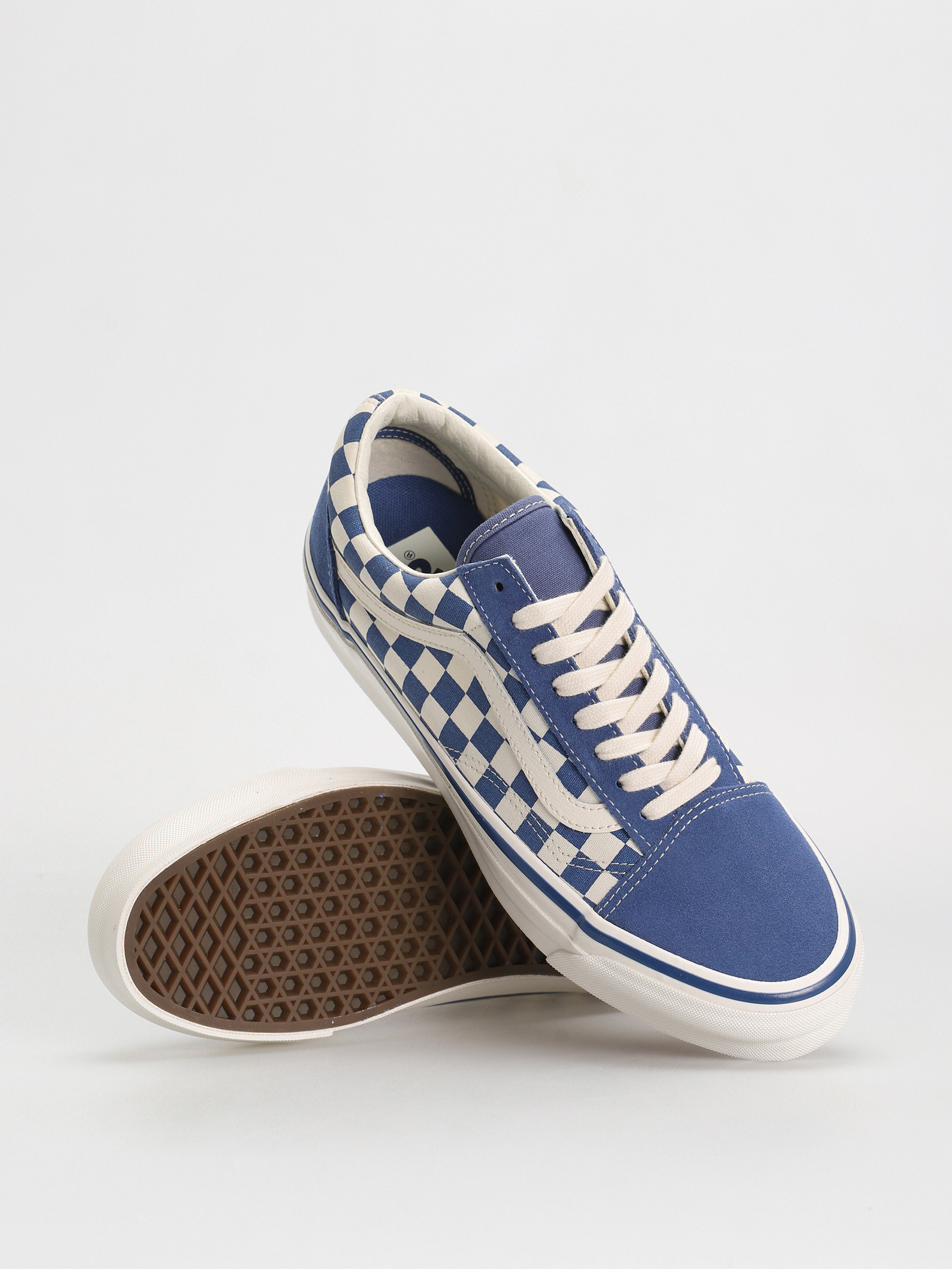 Pantofi Vans Old Skool 36 (checkerboard medium blue)