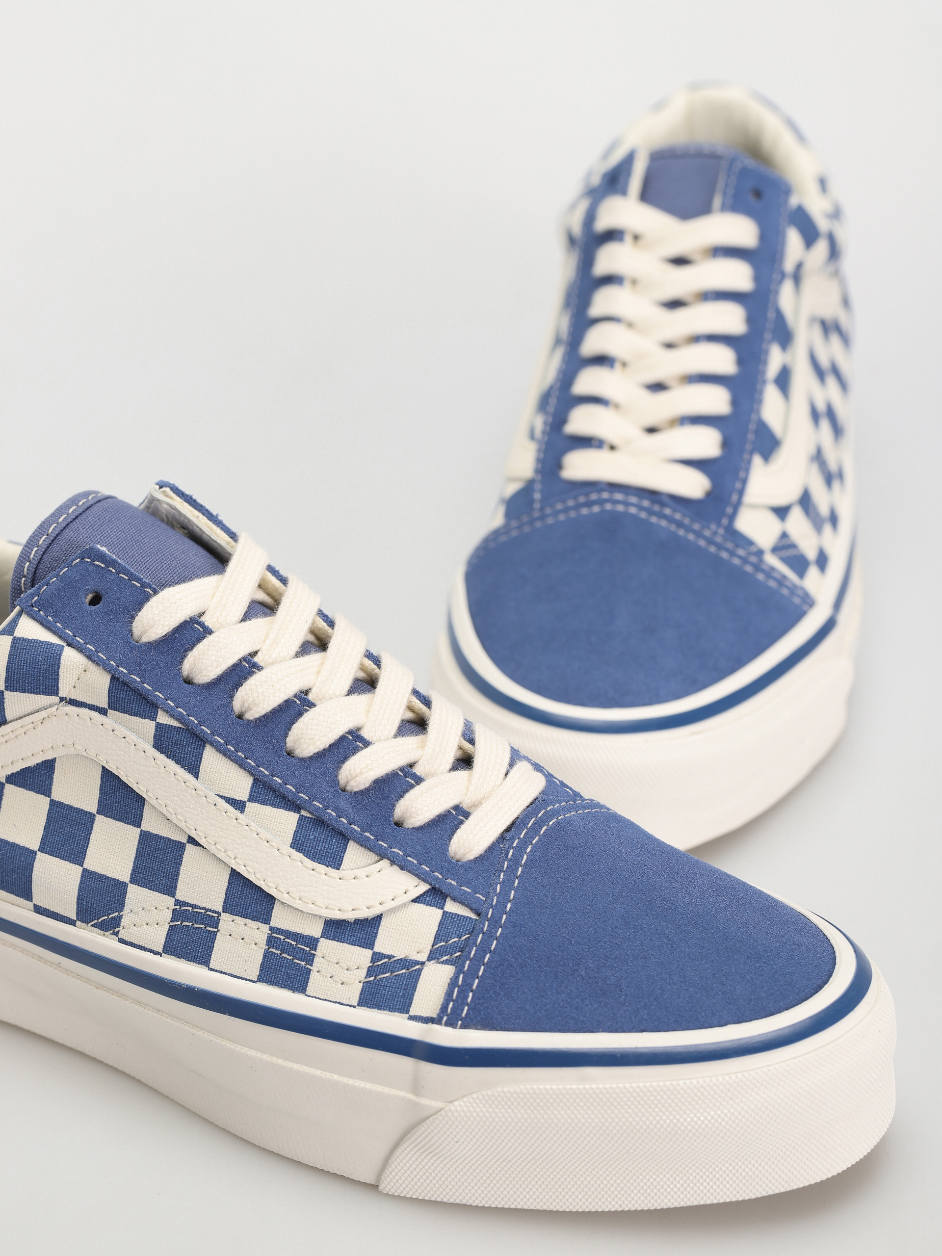 Pantofi Vans Old Skool 36 (checkerboard medium blue)