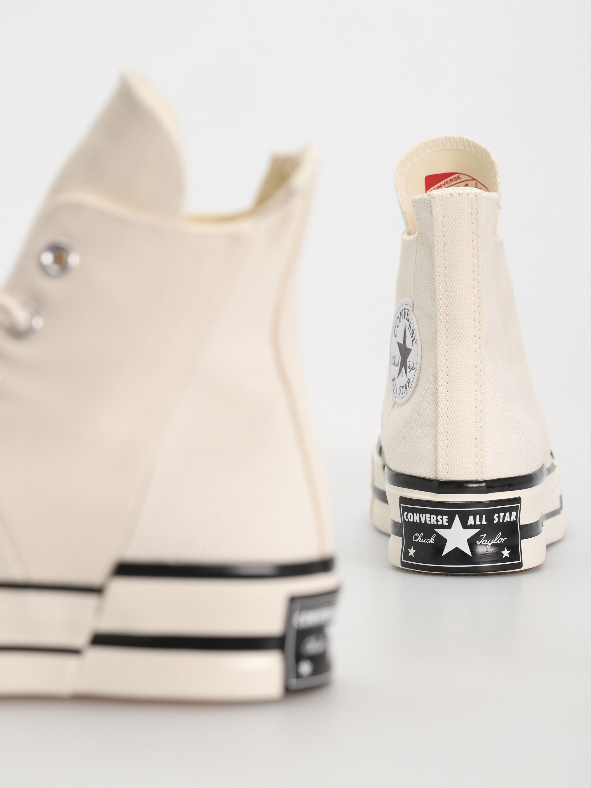 Teniși Converse Chuck 70 Plus Hi - alb (bone)