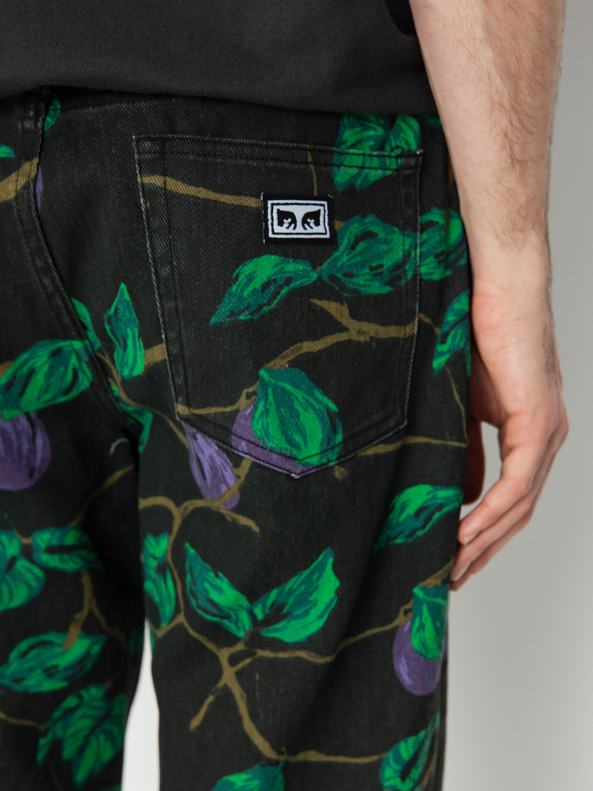 Pantaloni OBEY Hardwork Printed Denim (rosin)