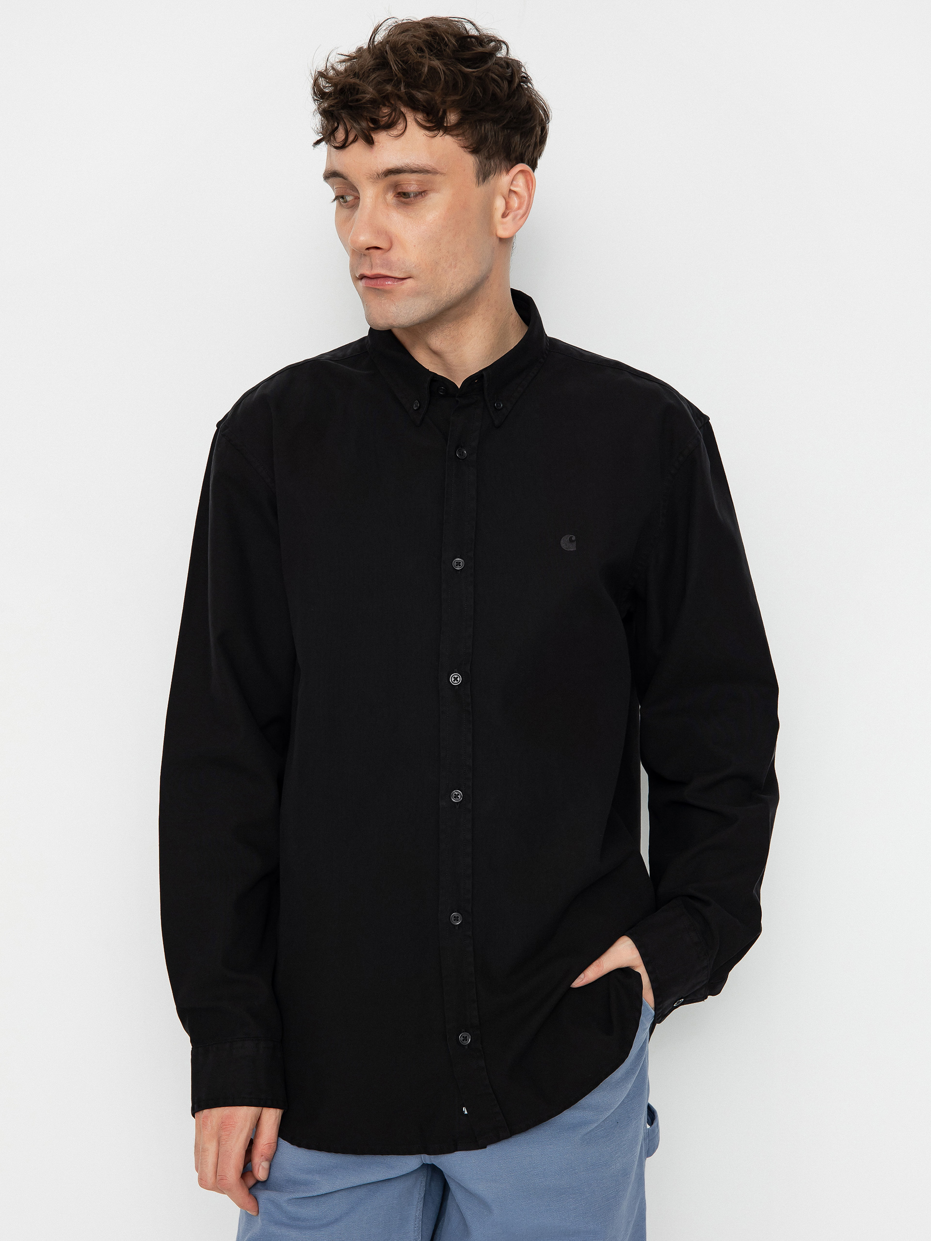 Cămașă Carhartt WIP Bolton (black)