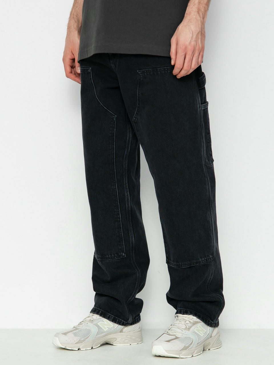 Pantaloni Carhartt WIP Double Knee (black)