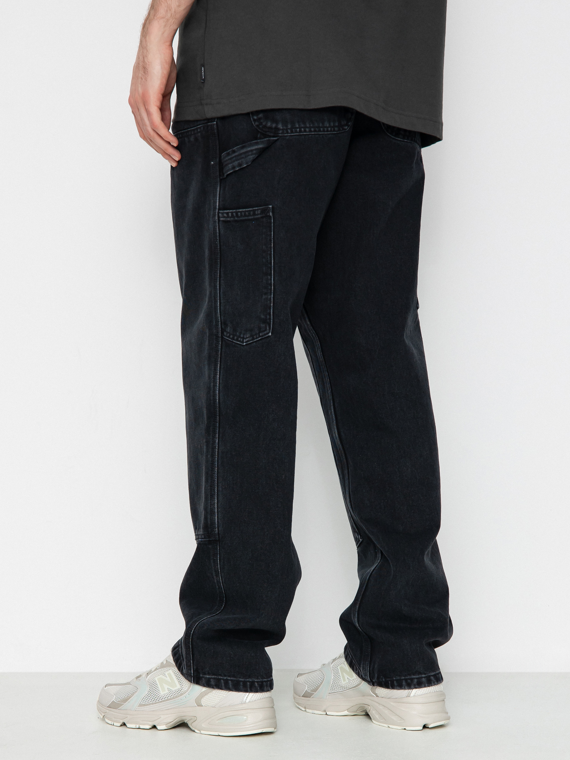 フ*ン様 Carhartt WIP og double knee pants ダ Pantaloni Carhartt WIP Double Knee - negru (black)