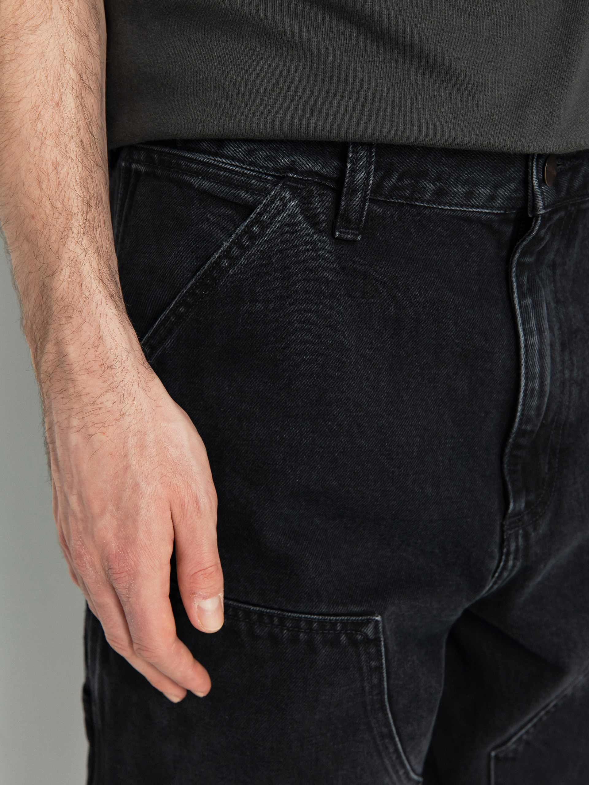 Pantaloni Carhartt WIP Double Knee (black)