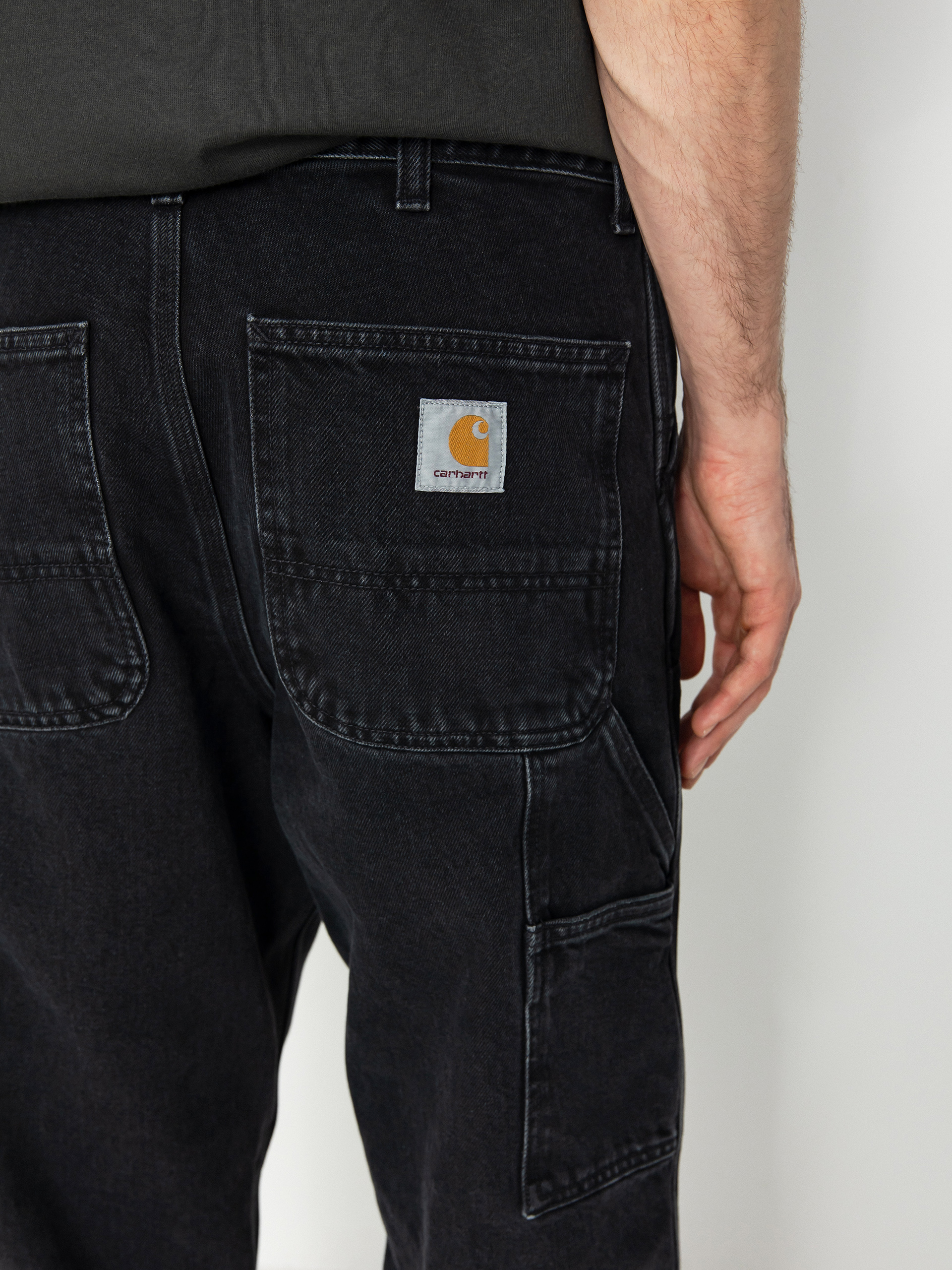 Pantaloni Carhartt WIP Double Knee (black)