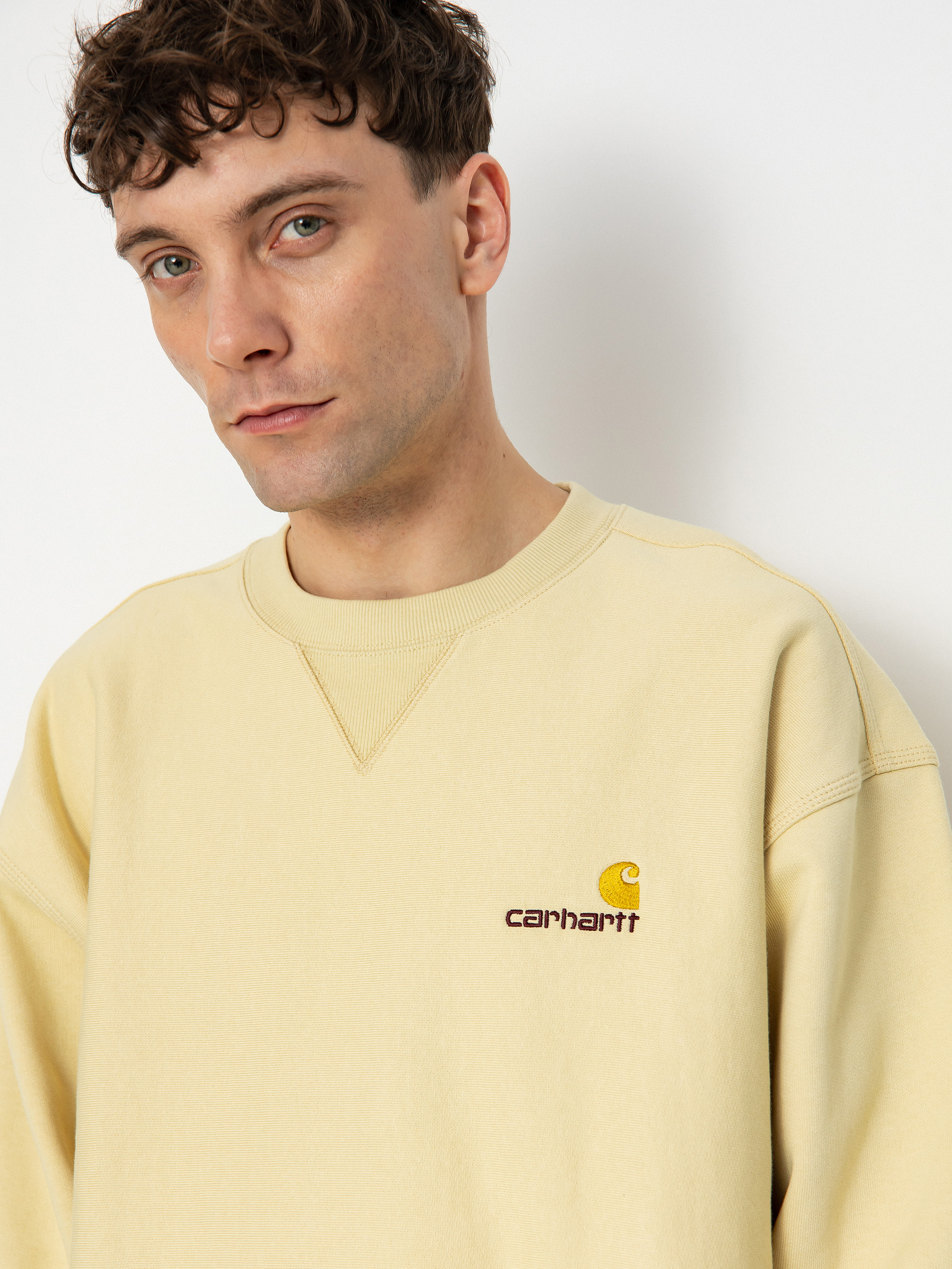 Hanorac Carhartt WIP American Script (rattan)
