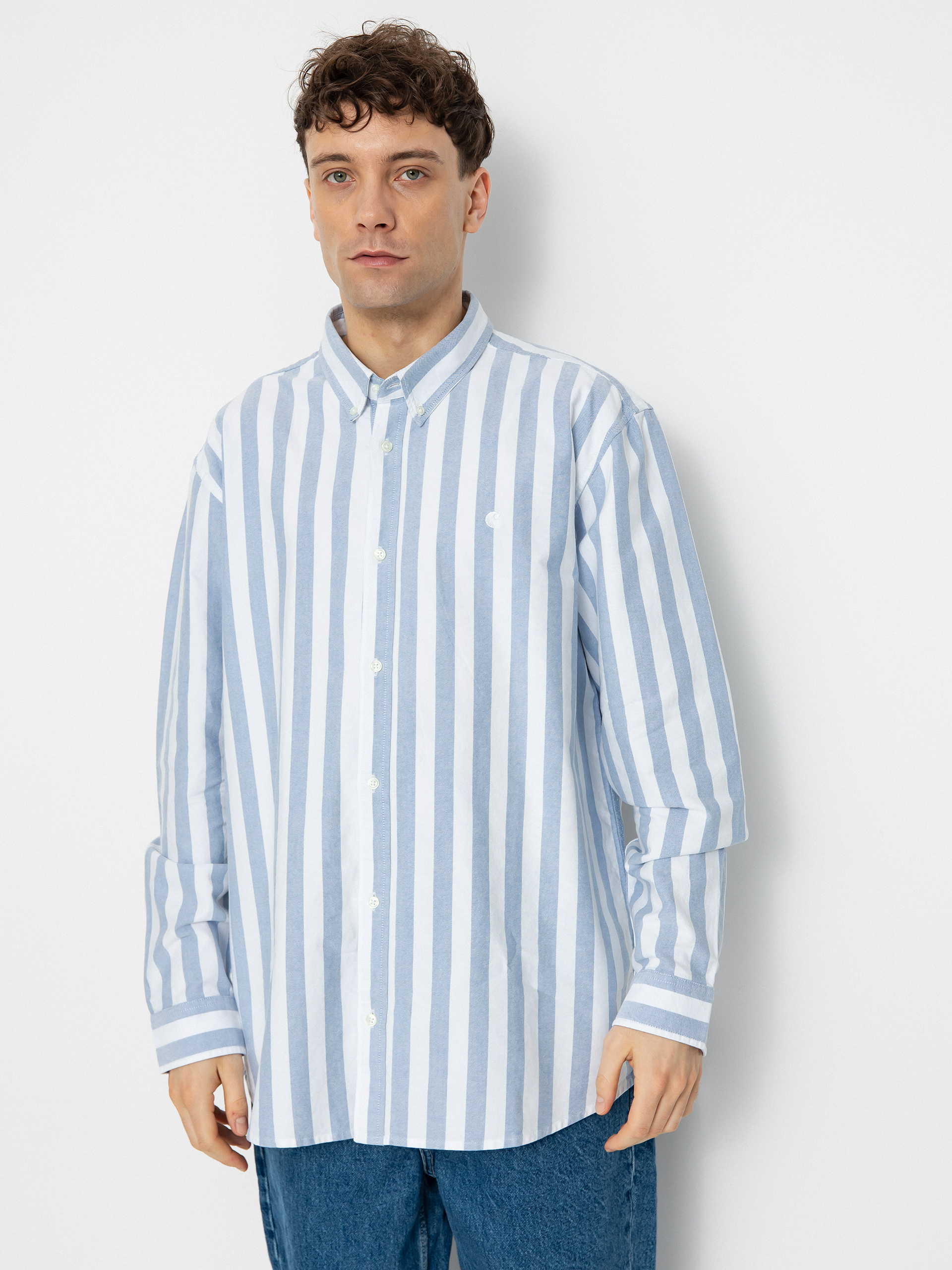 Cămașă Carhartt WIP Dillion (dillion stripe/bleach/white)