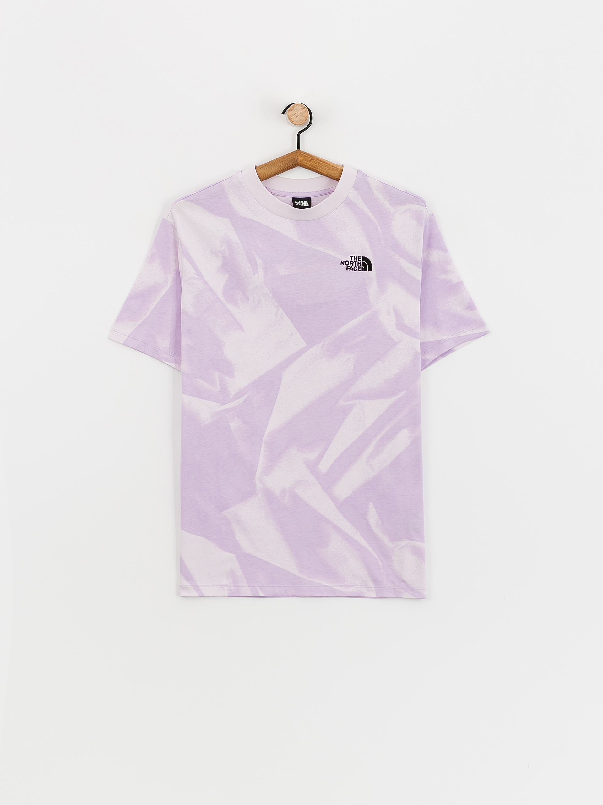 Tricou The North Face Oversize Simple Dome Print Wmn (icy lilac garment fold)