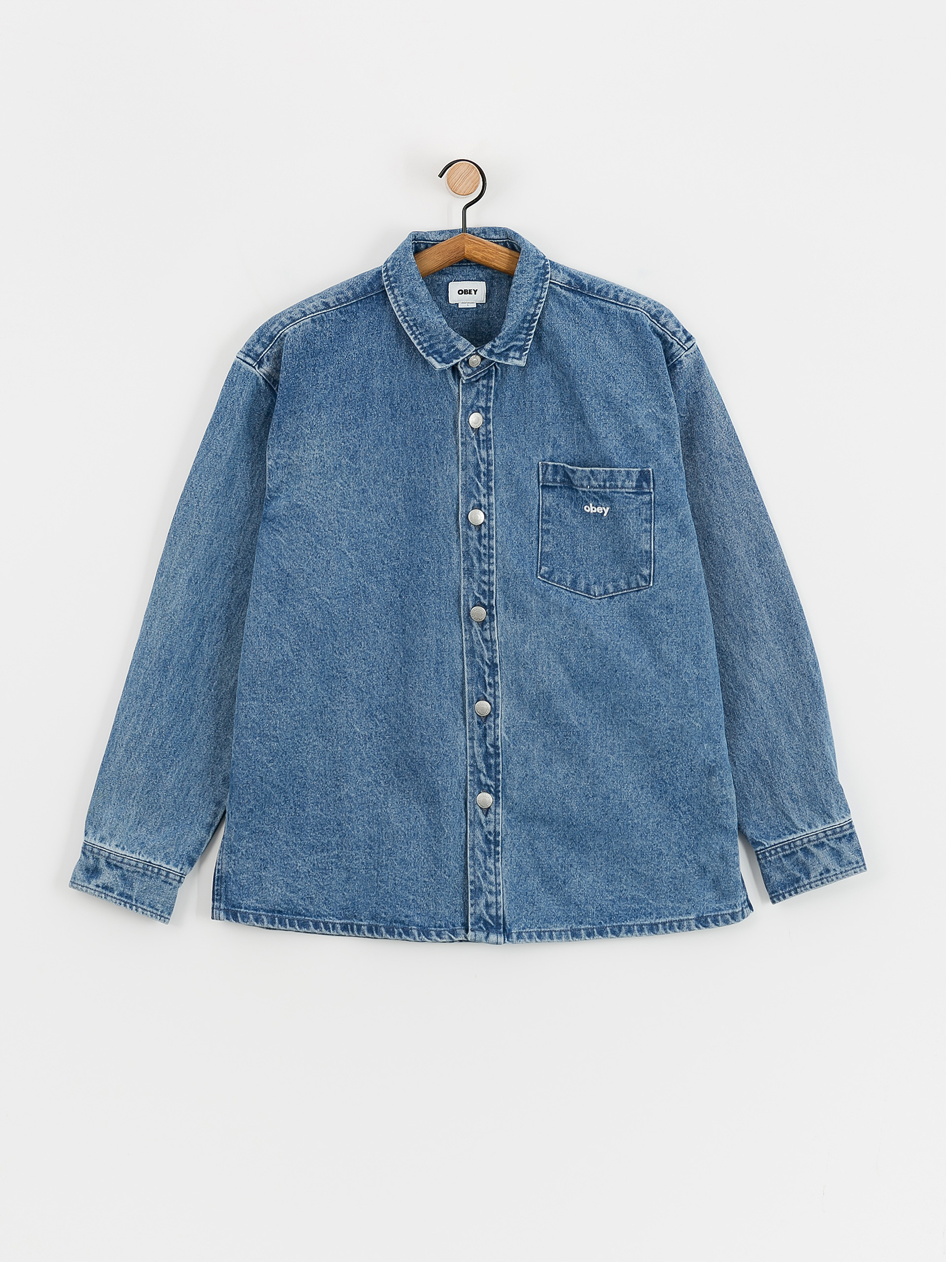 Cămașă OBEY Magnolia (light indigo)