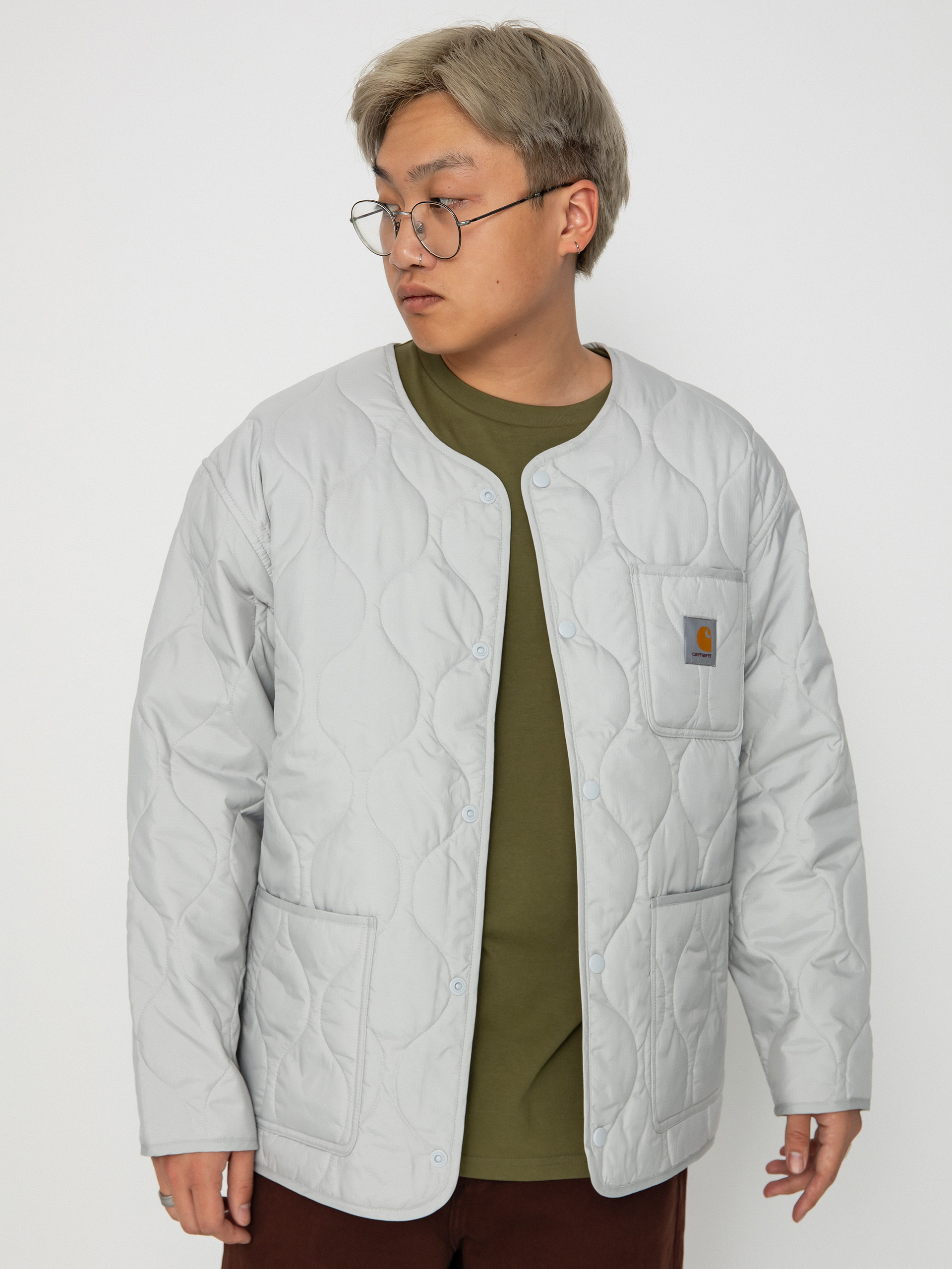 Geacă Carhartt WIP Skyton (sonic silver)
