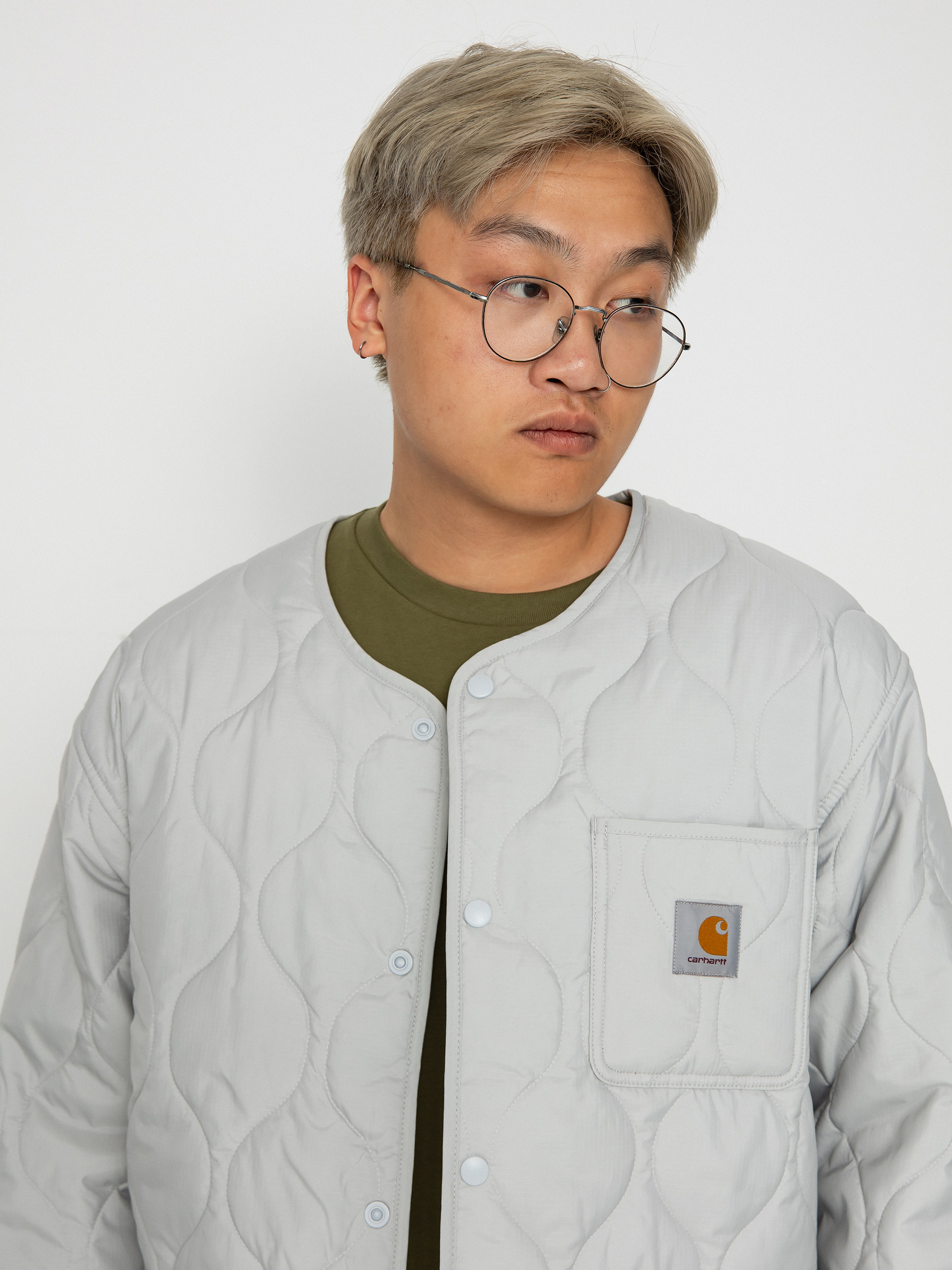 Geacă Carhartt WIP Skyton (sonic silver)