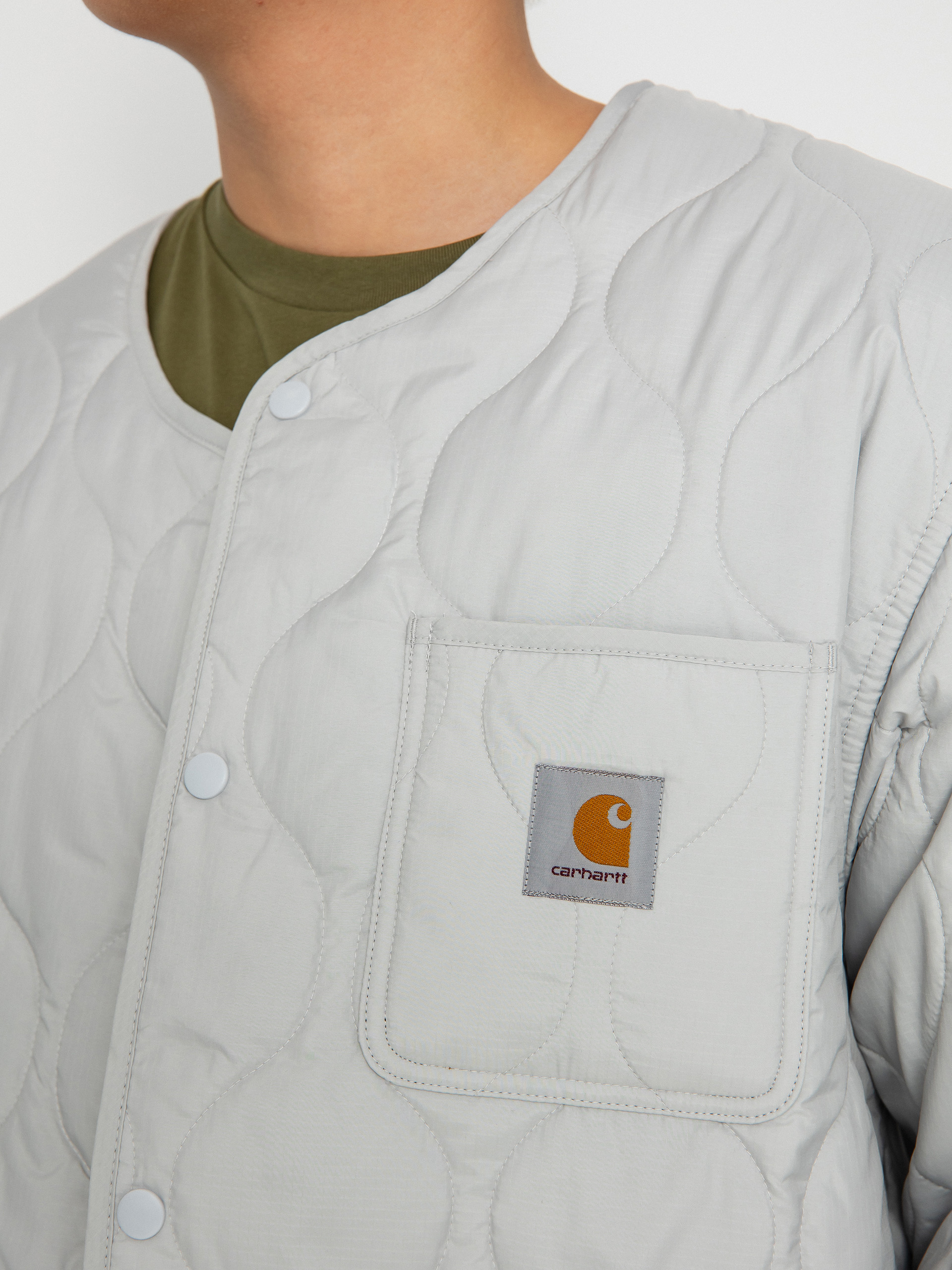 Geacă Carhartt WIP Skyton (sonic silver)